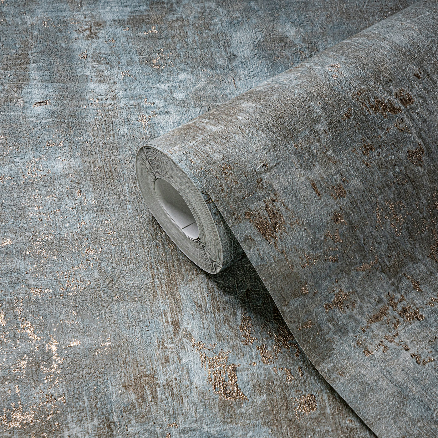 Livingwalls Vliestapete Stories of Life Putzoptik Grün 39670