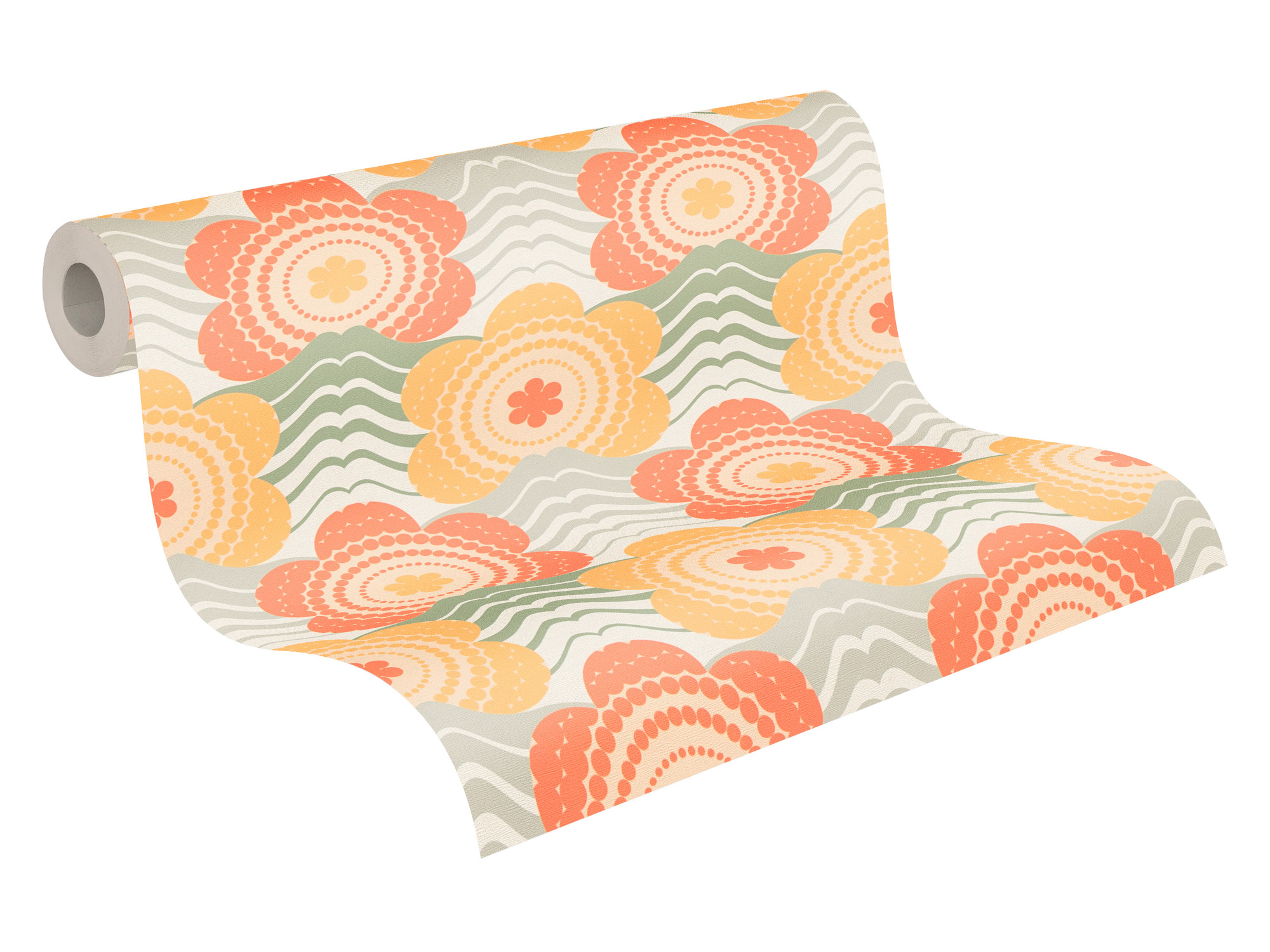 AS Creation Vliestapete Retro Chic Orange 395394