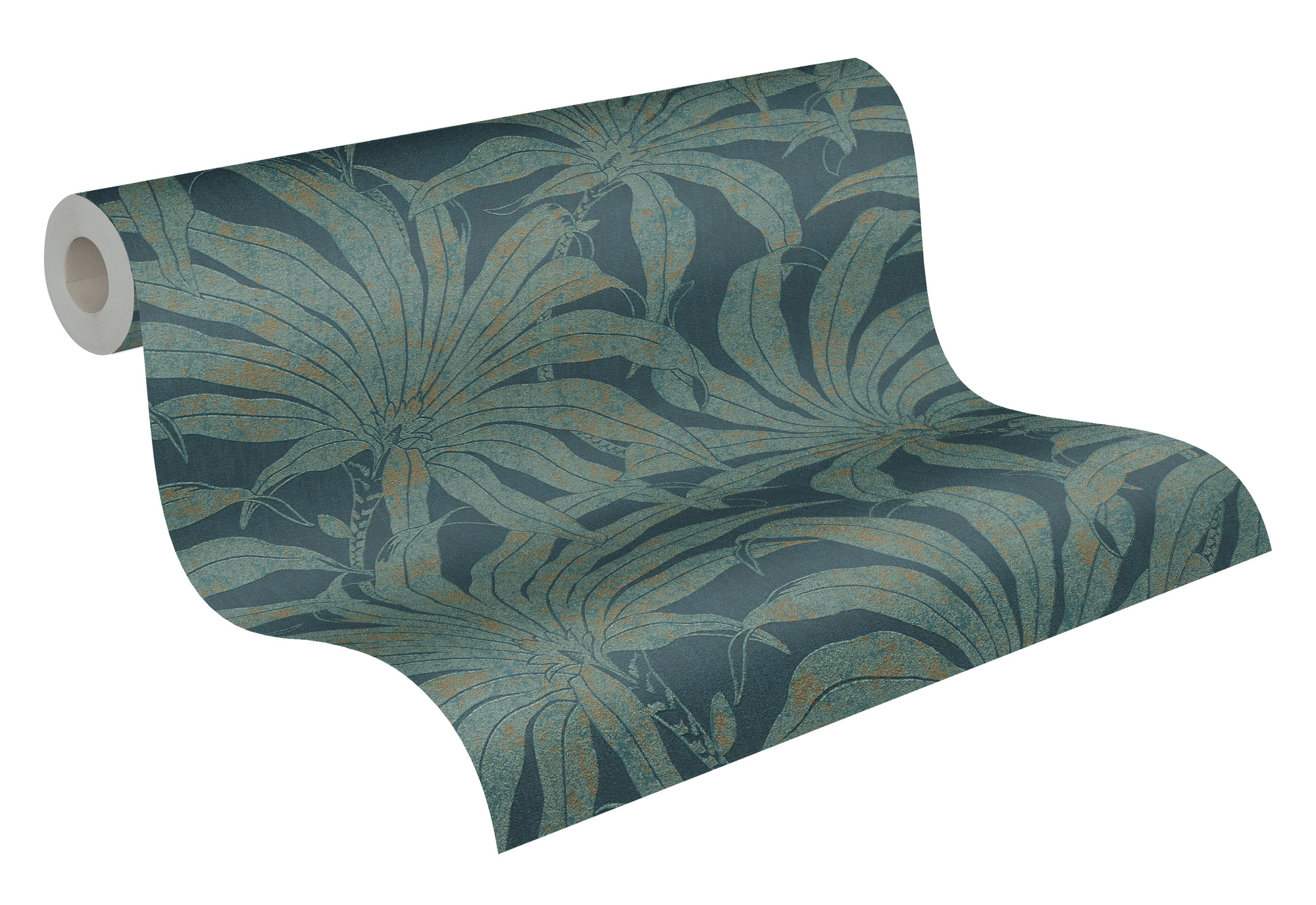 AS Vliestapete Jade 2 Petrol Pflanzen  395016