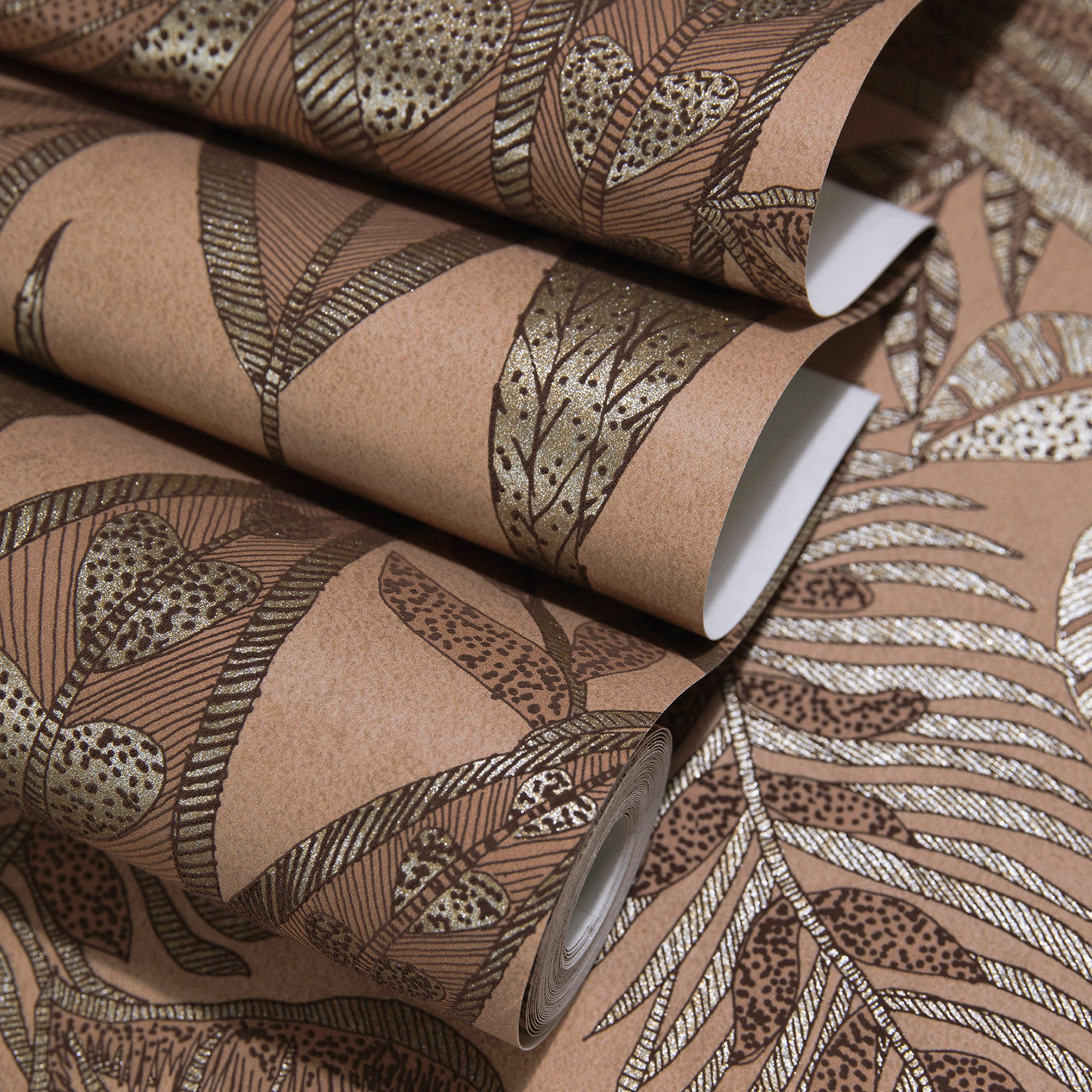 Hohenberger Vliestapete Tesoro Pianta Rosso 65579