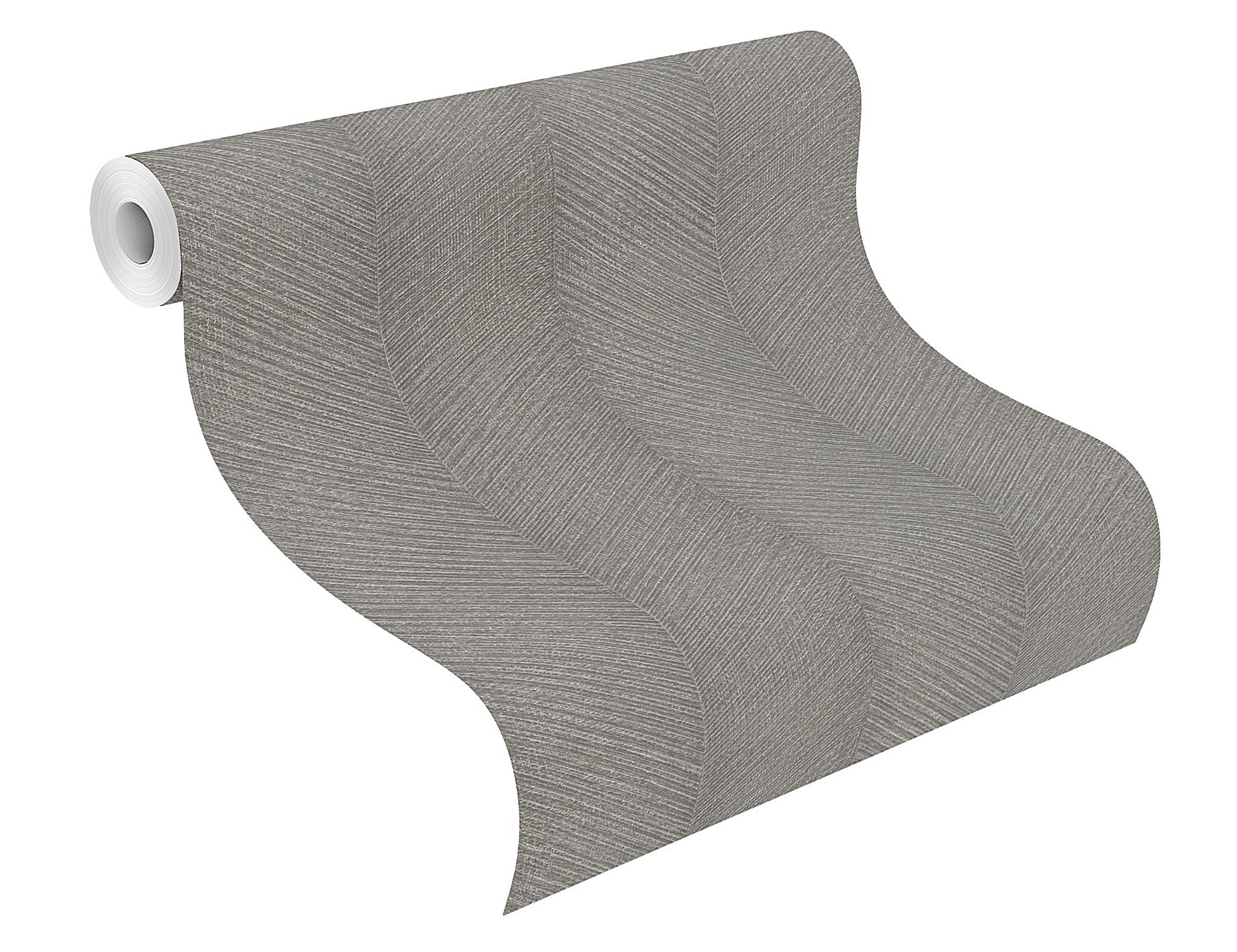 Rasch Vliestapete Amara Grau-Silbergrau dunkel 720372