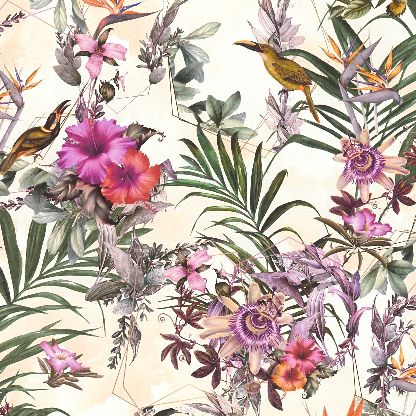 AS Création Vliestapete Dream Flowery Vogeltapete 381786