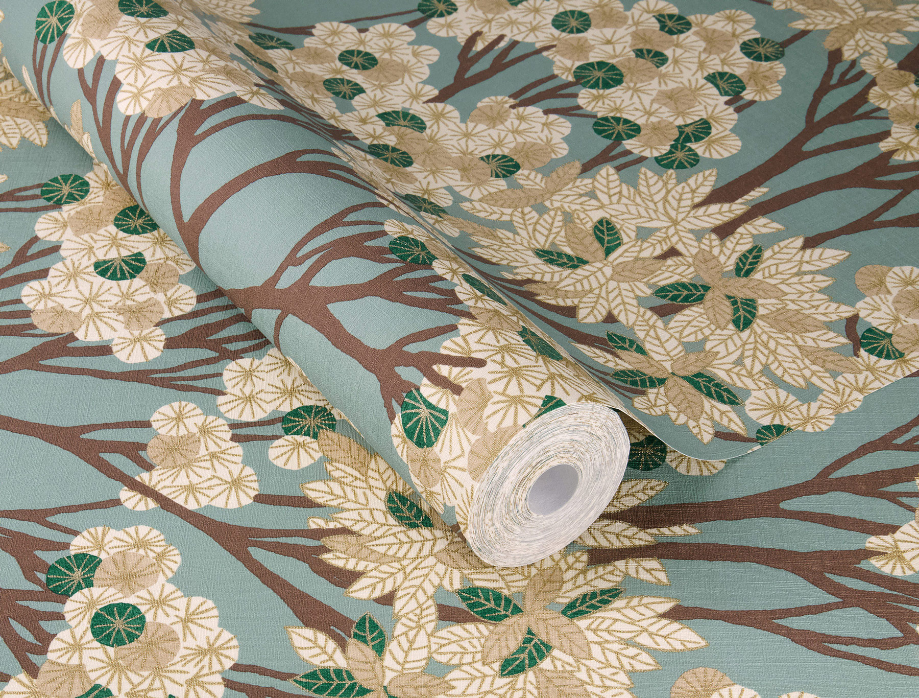 Rasch Vliestapete Allegretto Türkis-Helltürkis 580013