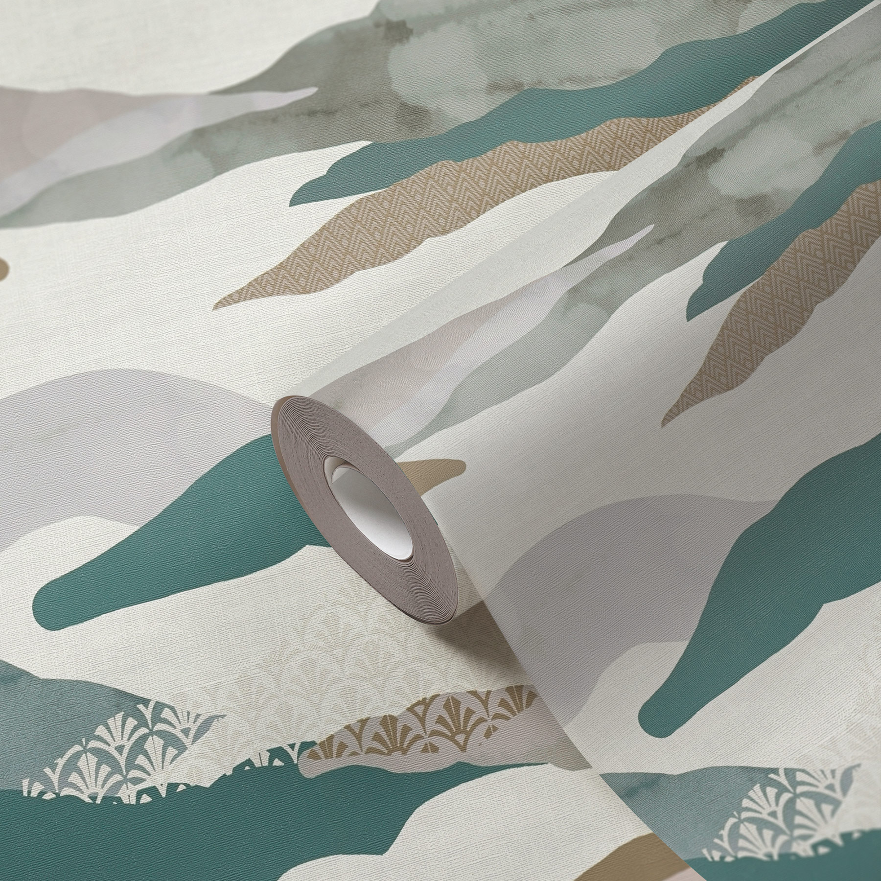 AS Vliestapete PintWalls II Wellen Blau 396993