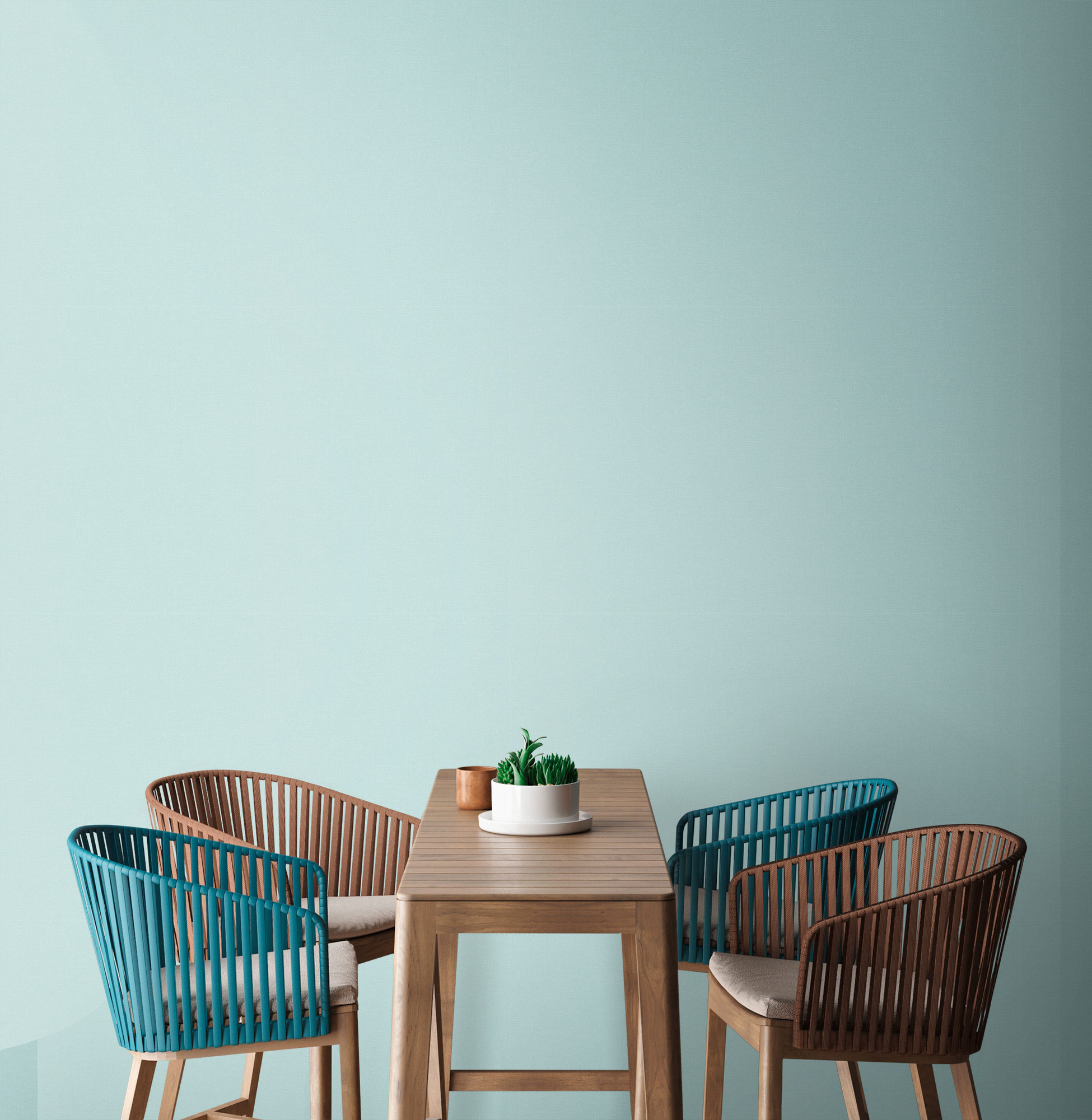 AS Vliestapete MS Travel Styles Uni Türkis 392672