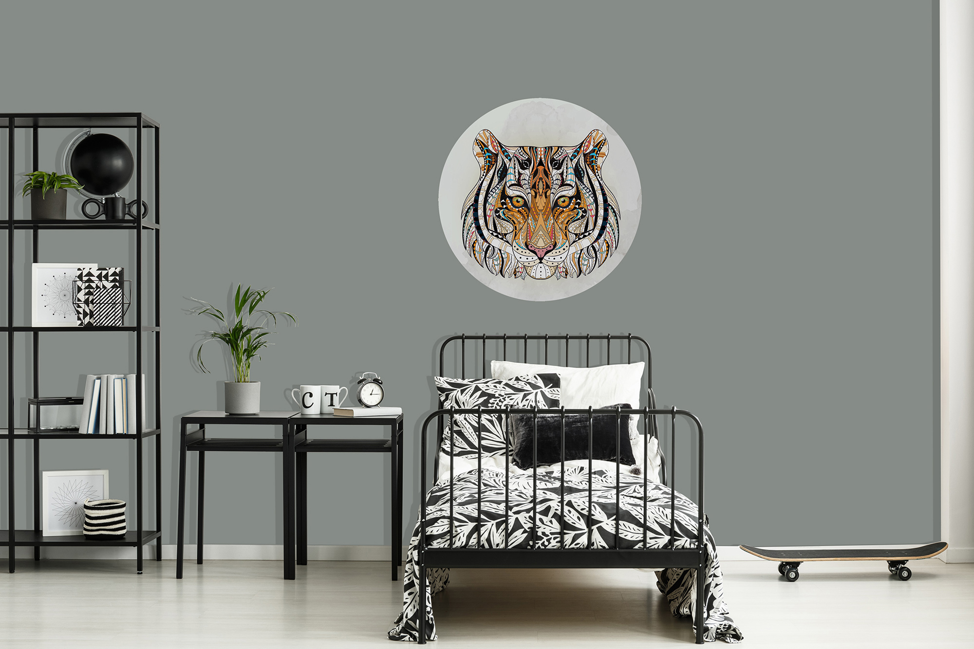 Thomas Fototapete Platin Formen  Tiger orange