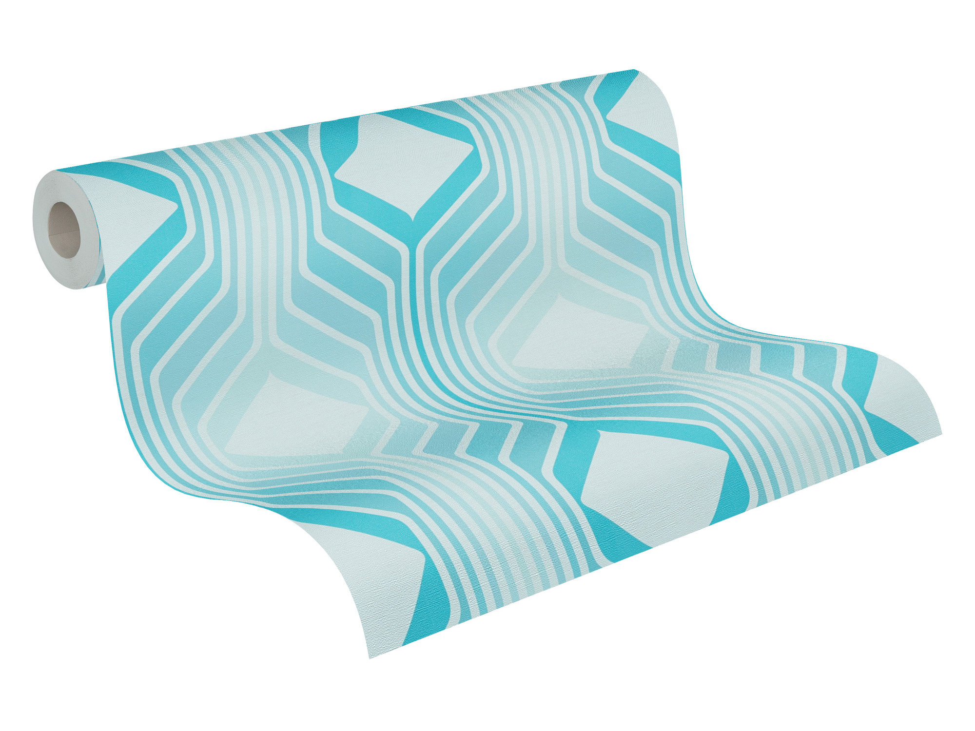 AS Creation Vliestapete Retro Chic Blau 395321