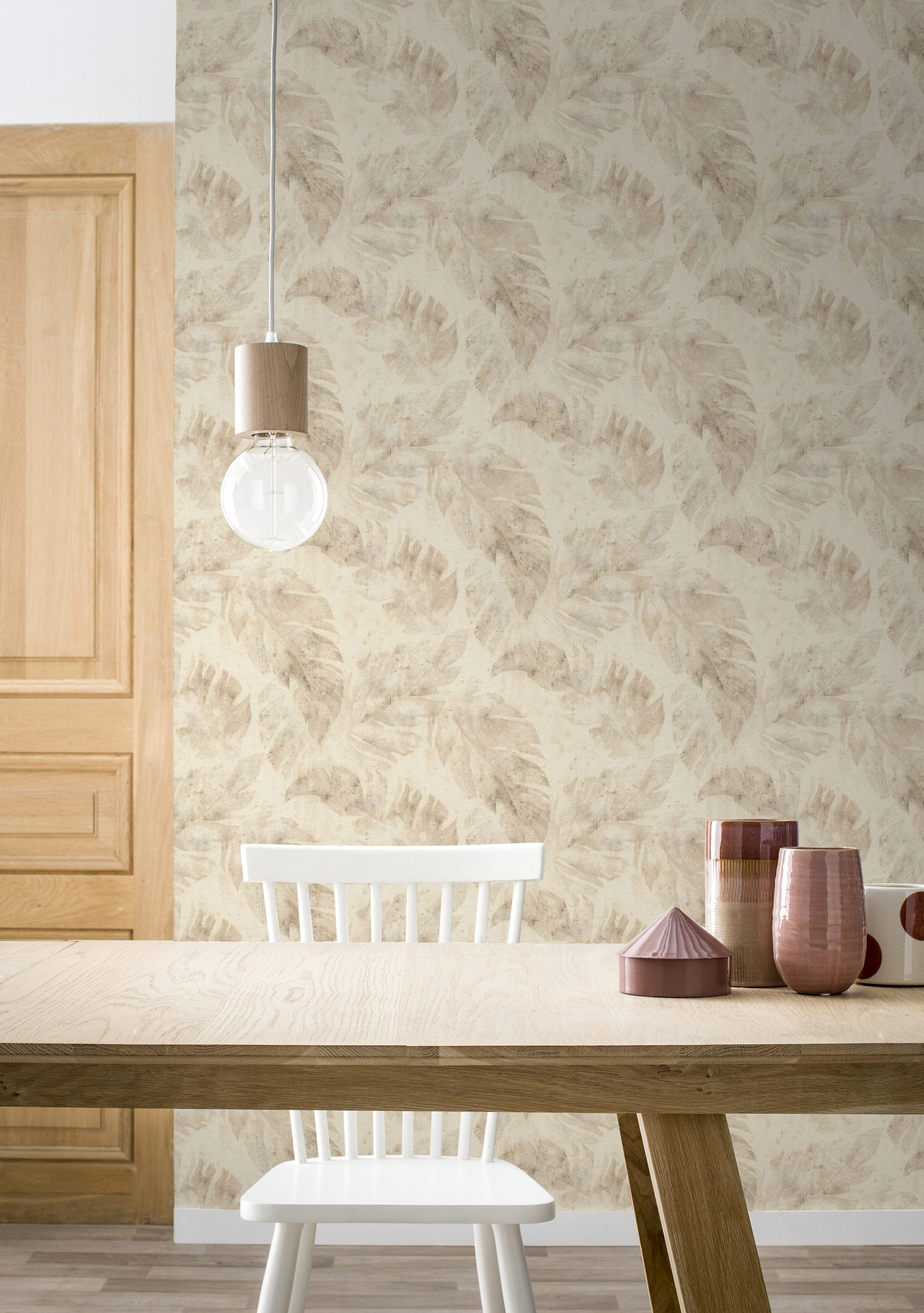 Rasch Vliestapete Beltesto Beige Botanical 416145