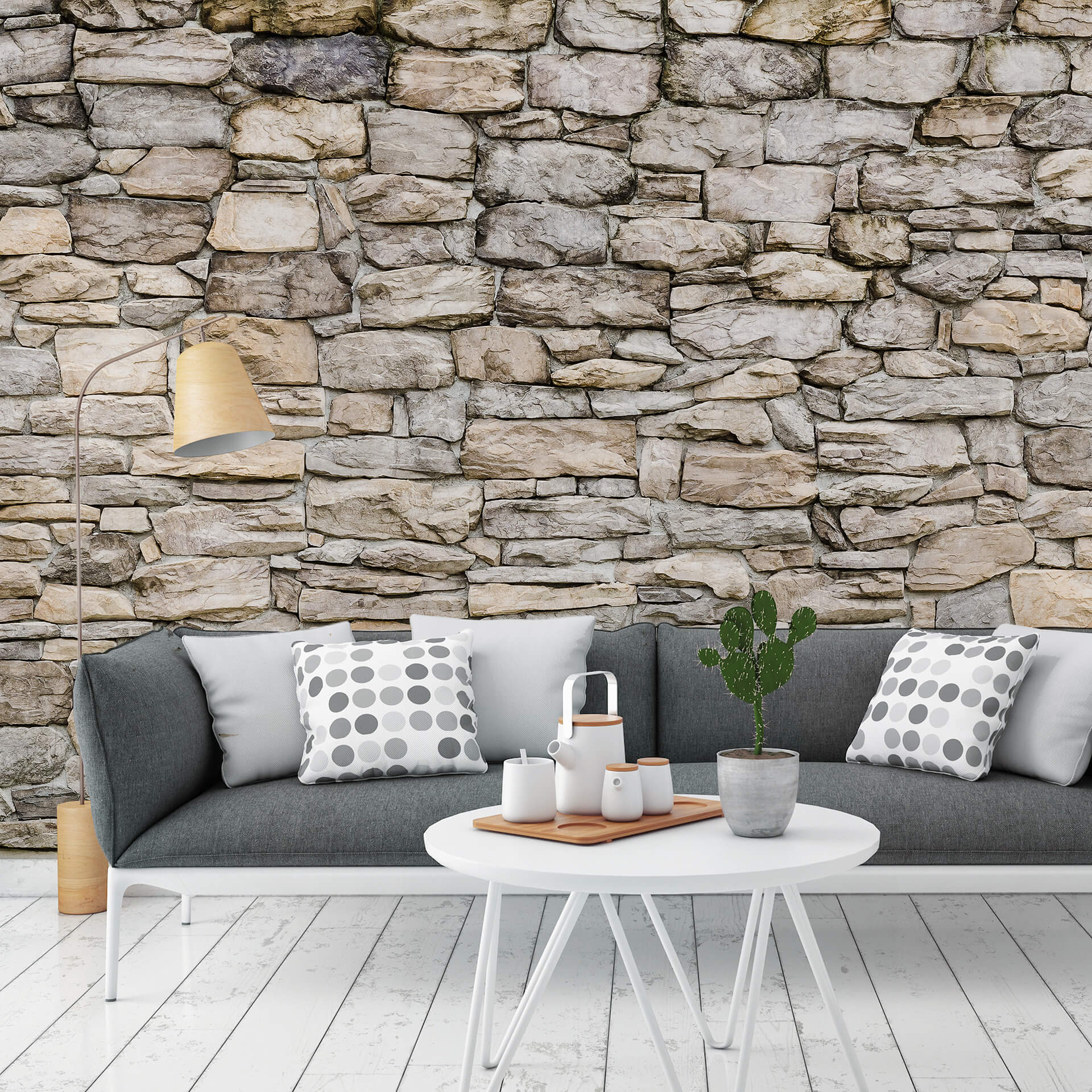 AS Fototapete Designwalls 2.0 Stone Wall II Mauer DD119049