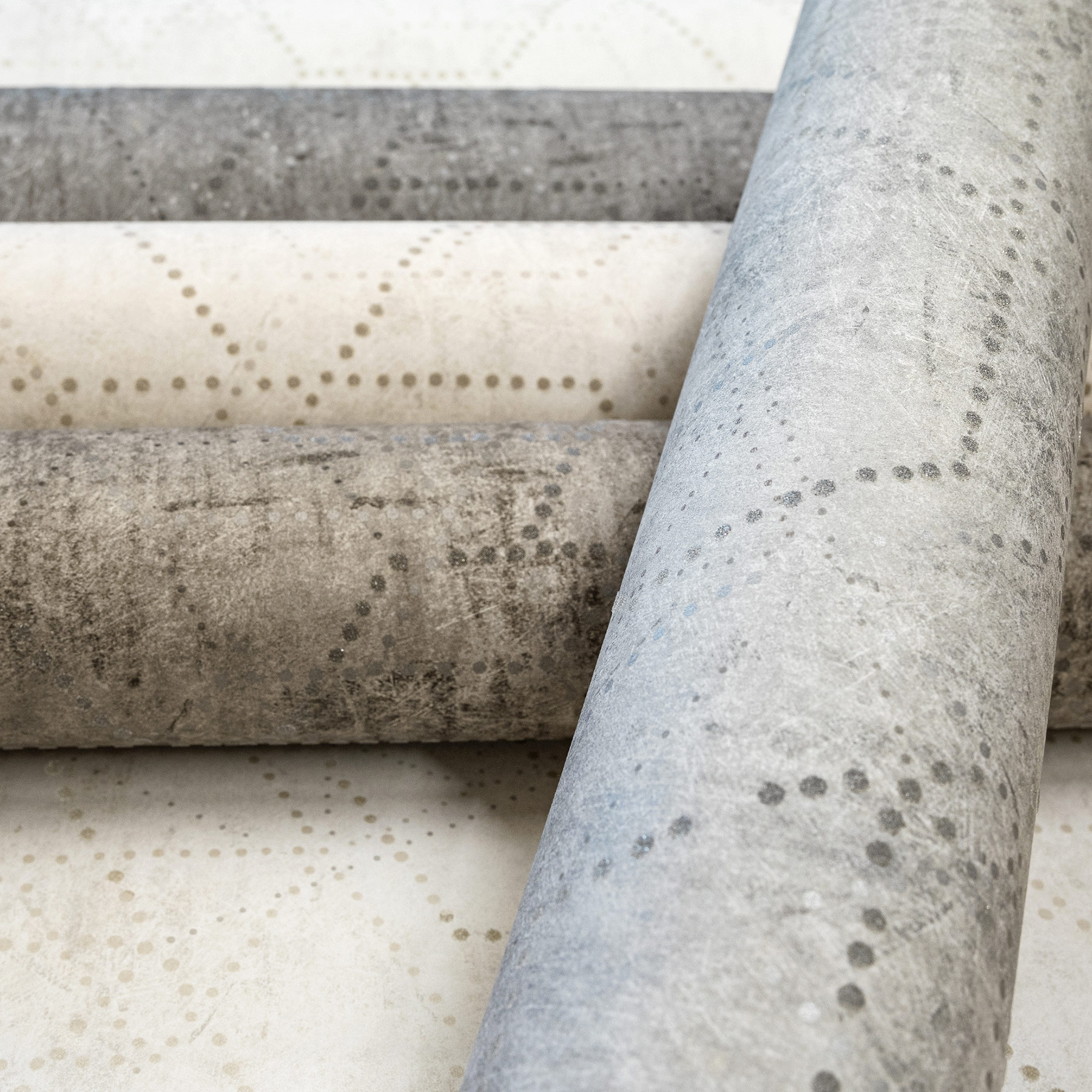 Hohenberger Vliestapete Perle Divino Luna Fossil Grey 81315