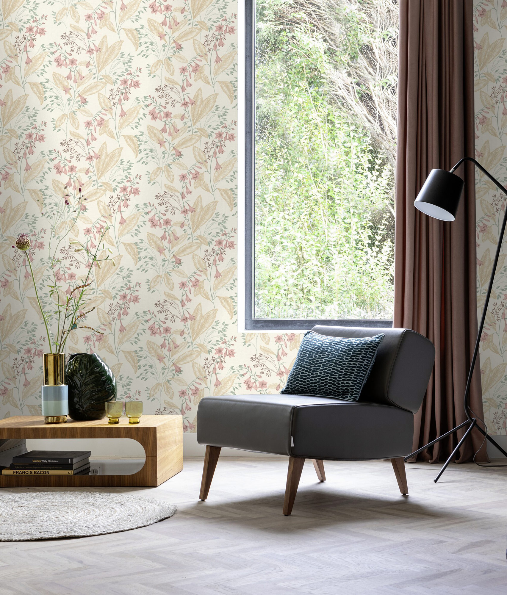 Rasch Vliestapete Beltesto Pink Floral 794434