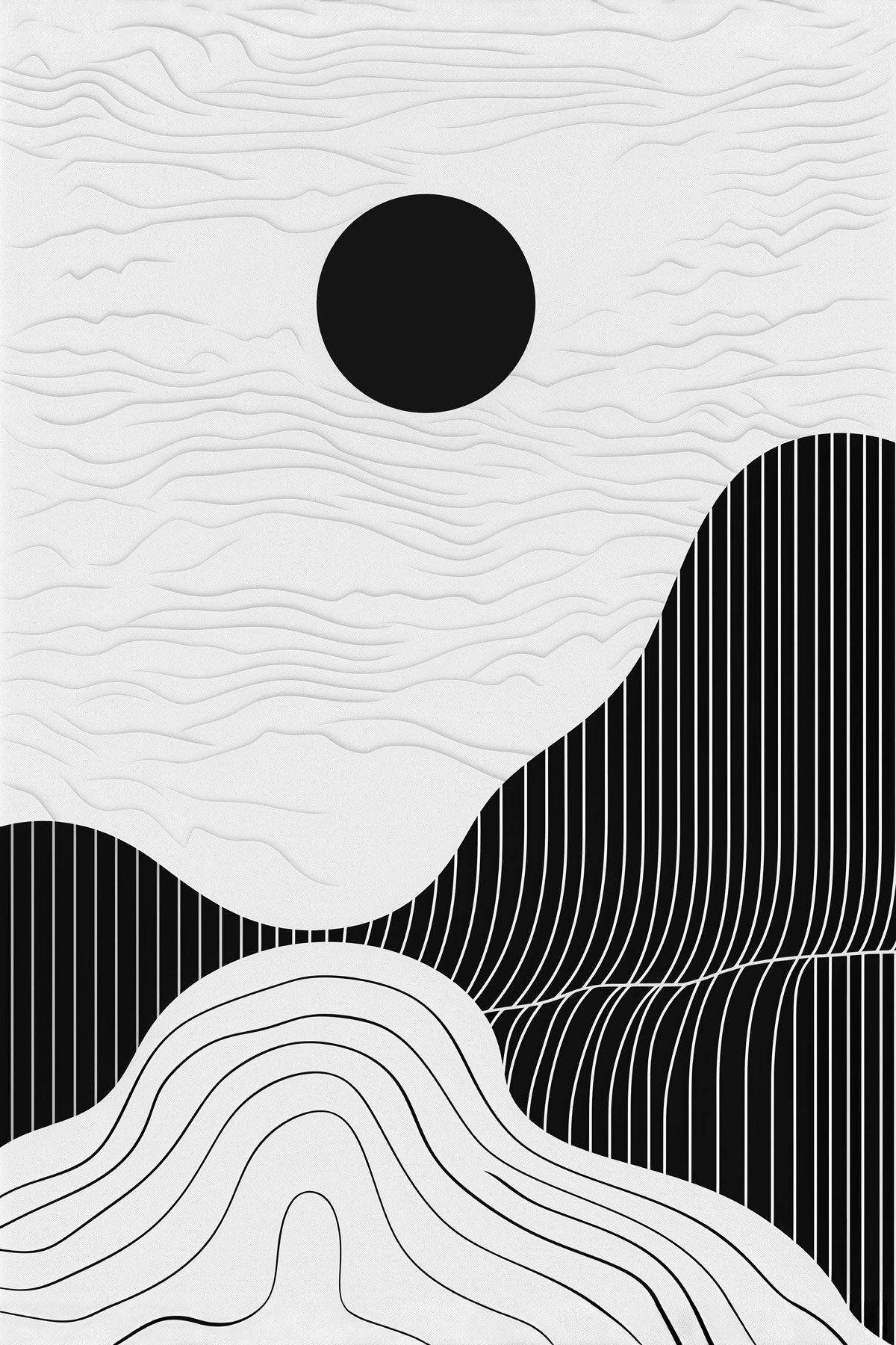 AS Leinwandbild Black Sun DD132900