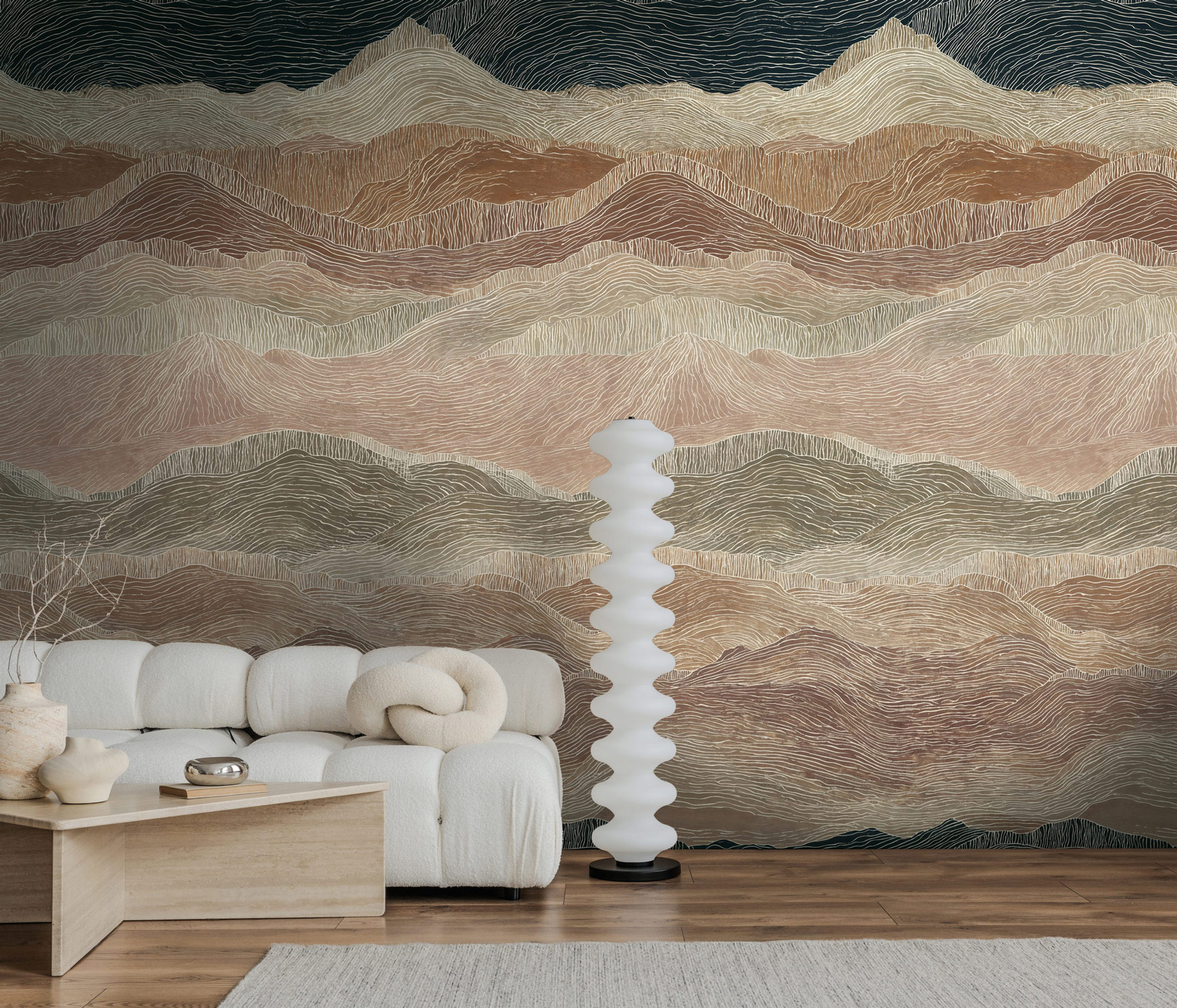 AS Fototapete The Wall 4 Landschaft Beige 792249