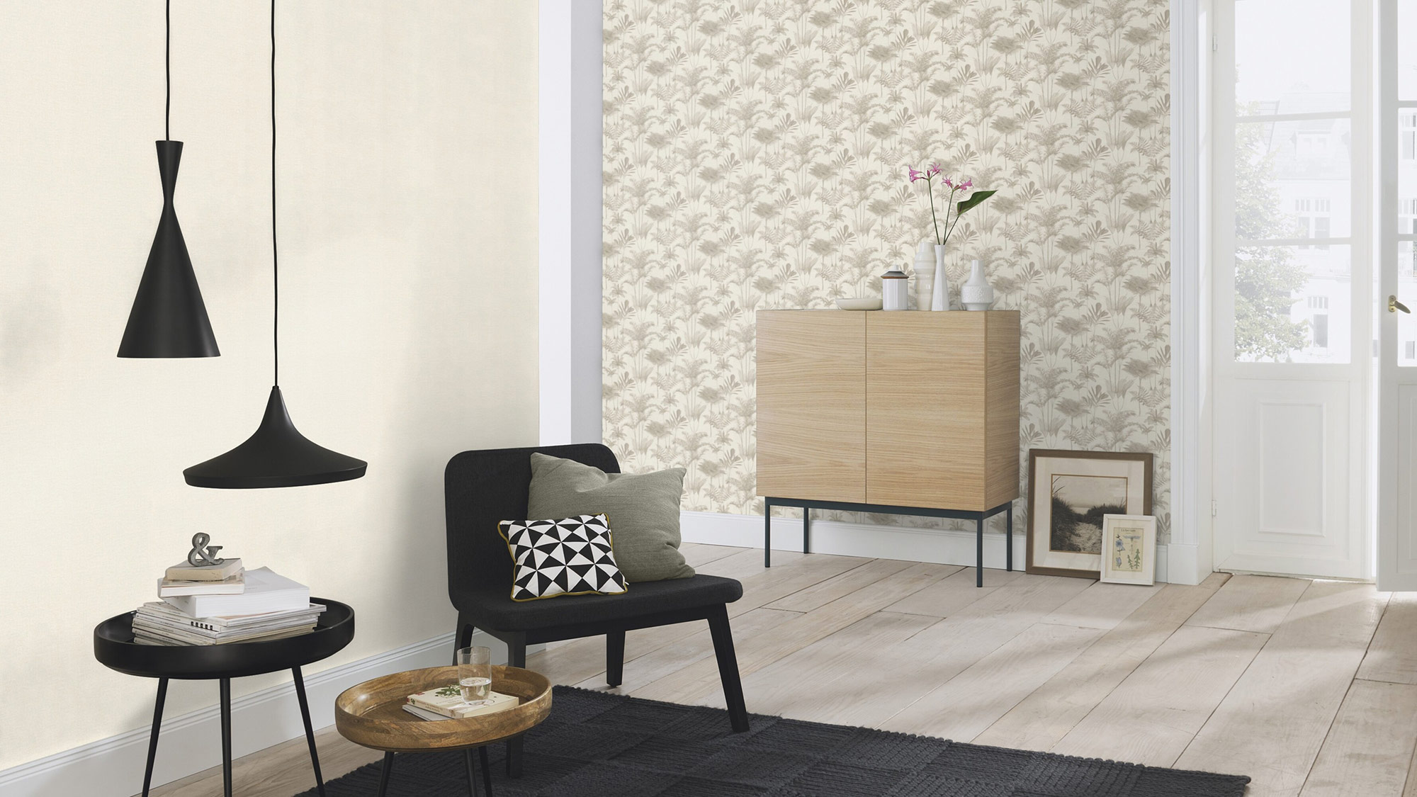 Rasch Vliestapete Liverna Weiß-offwhite 555820