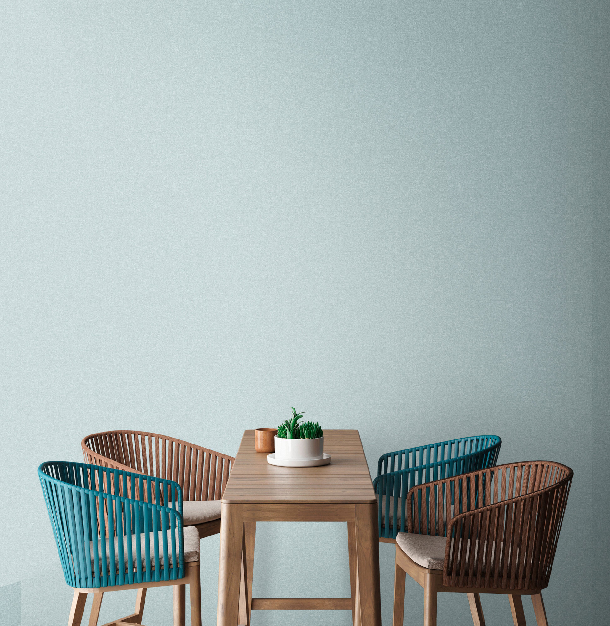 AS Vliestapete MS Travel Styles Uni Blau 392172