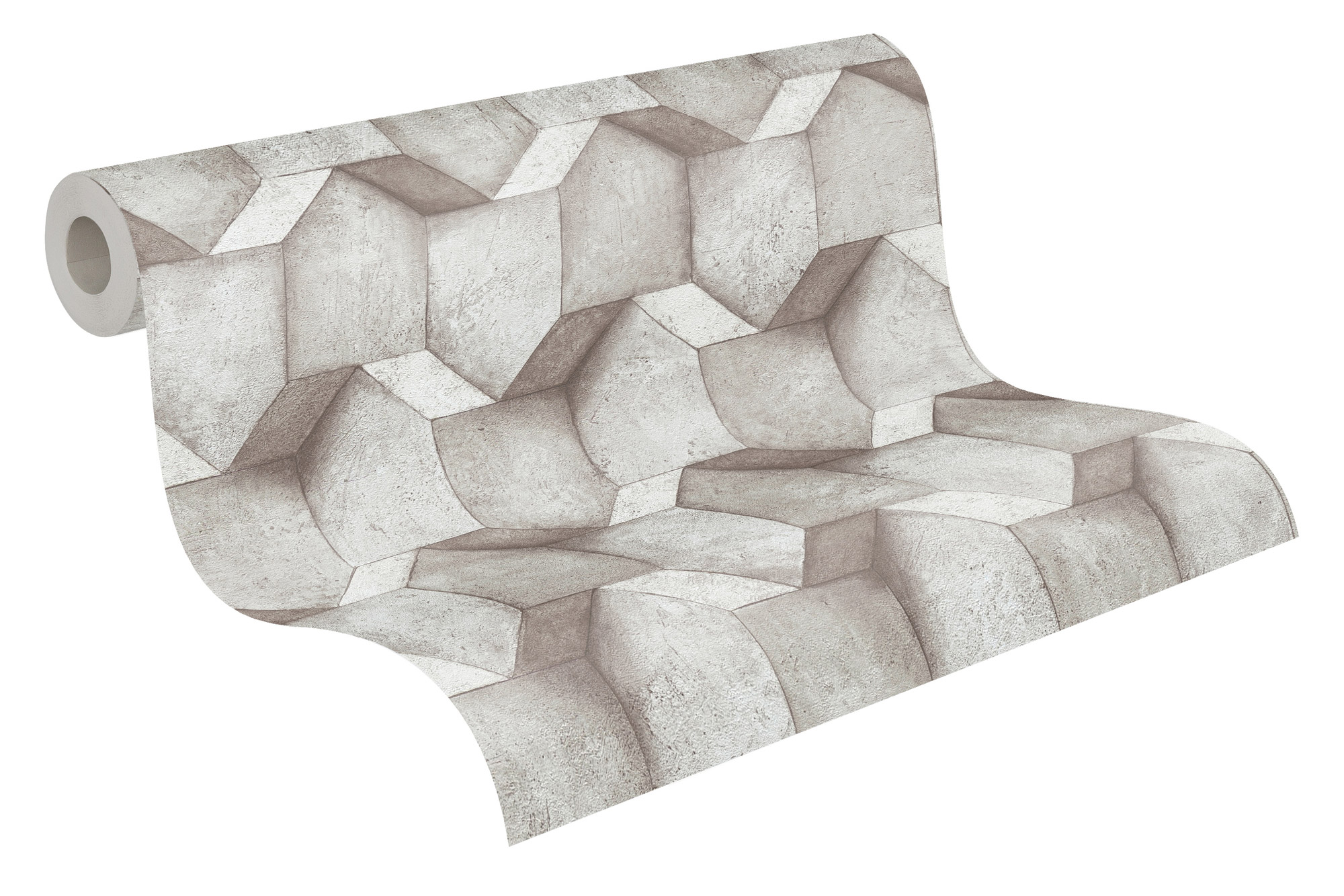 AS Vliestapete The BOS grau Betonoptik 388273