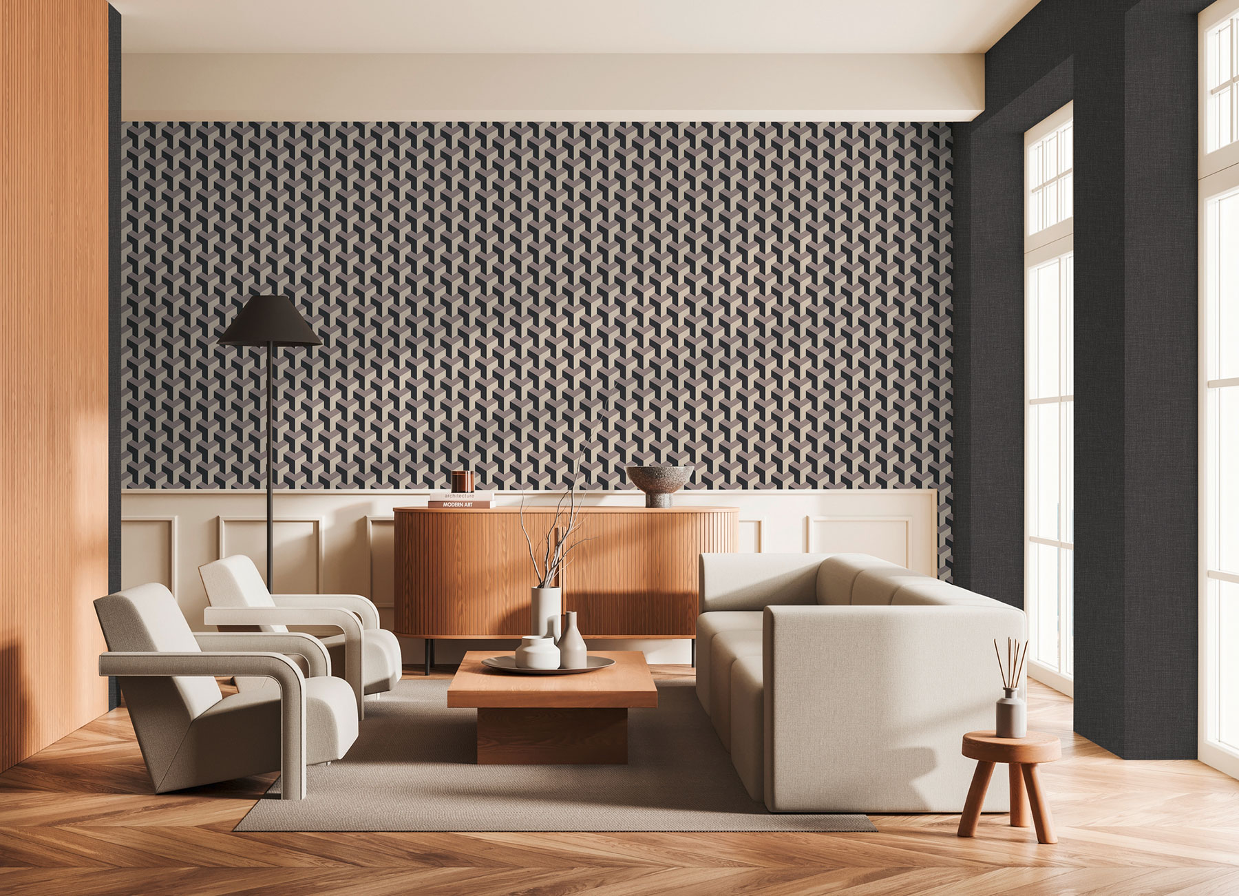 AS Vliestapete Daniel Hechter 7 Grafik Beige 781501