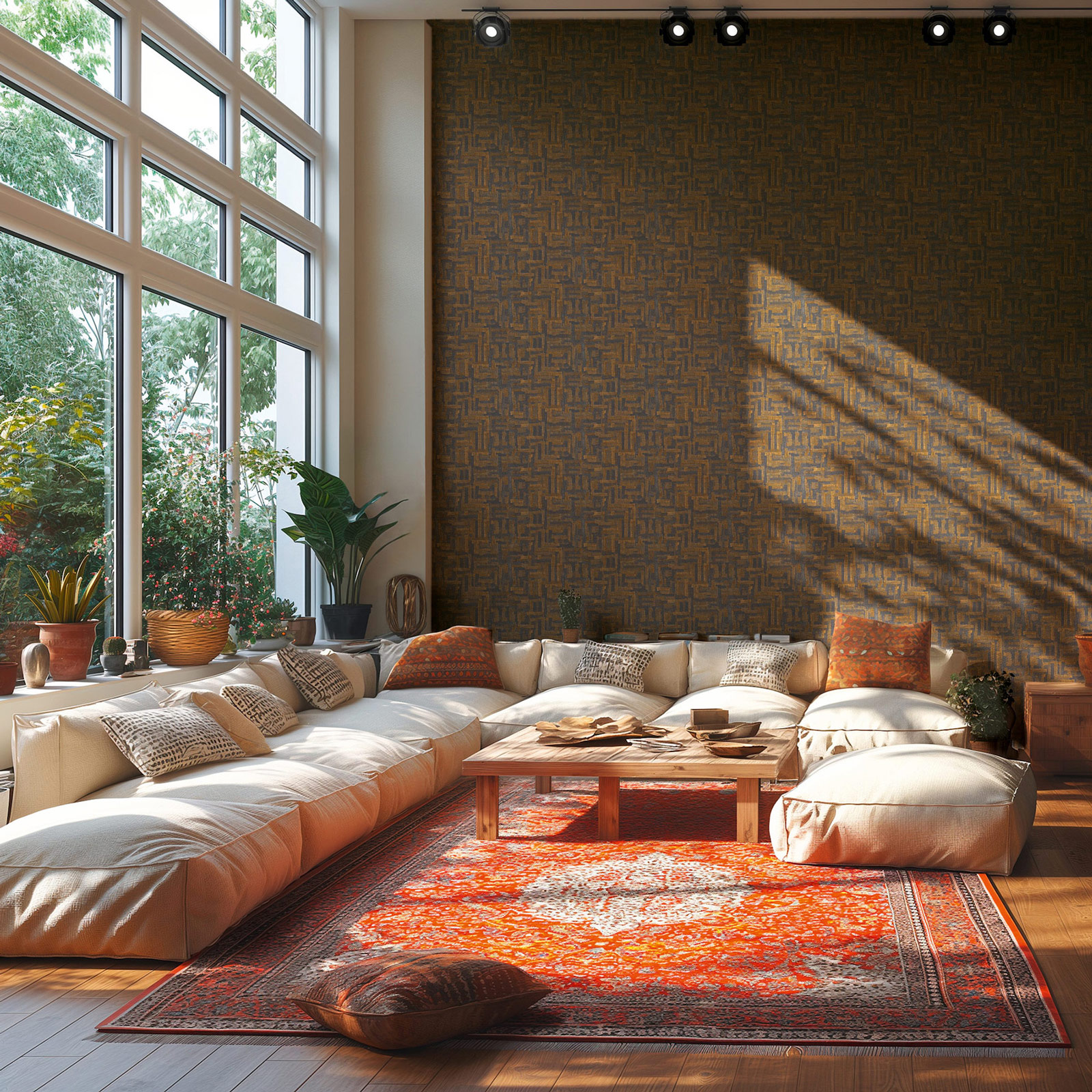 AS Vliestapete MS Hot Spots Ethno Braun 782044