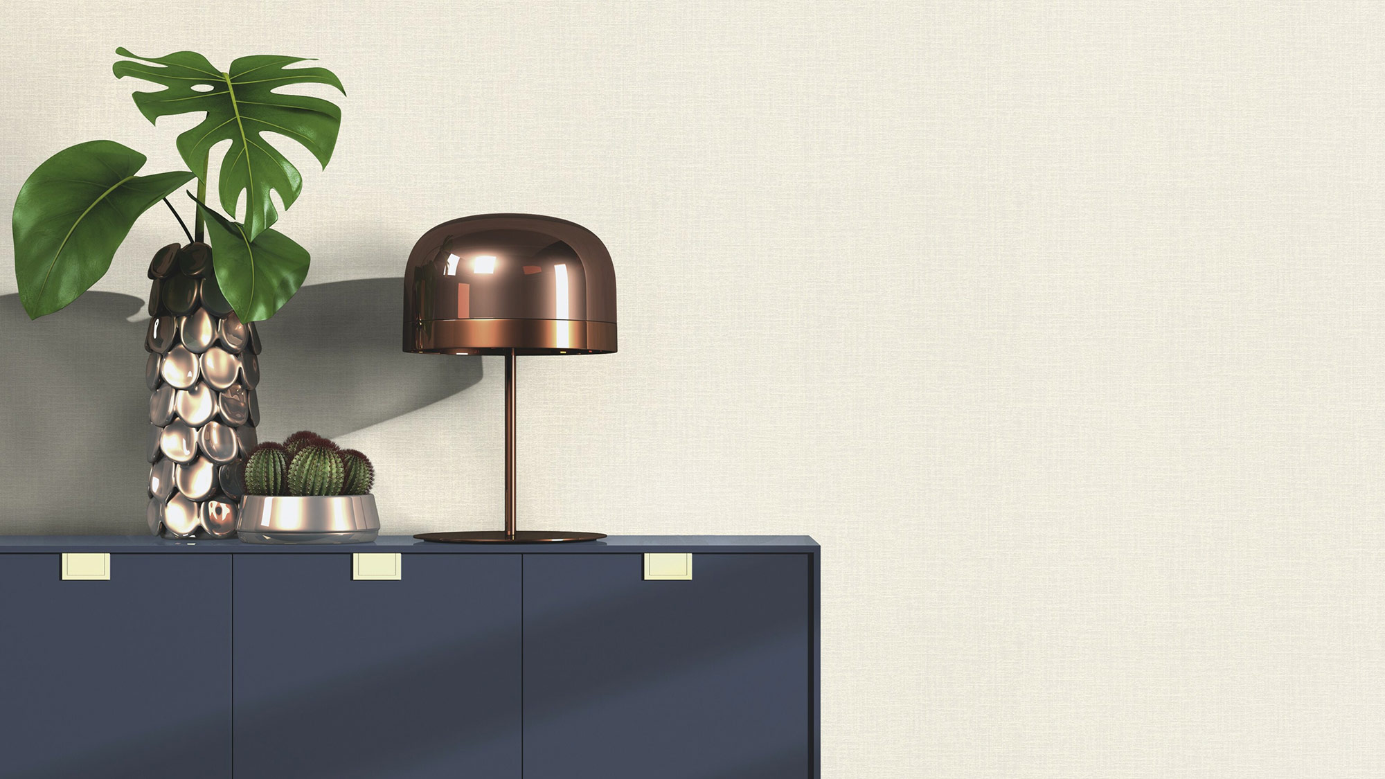 Rasch Vliestapete Welcome Home Weiß-Cremeweiß 653731