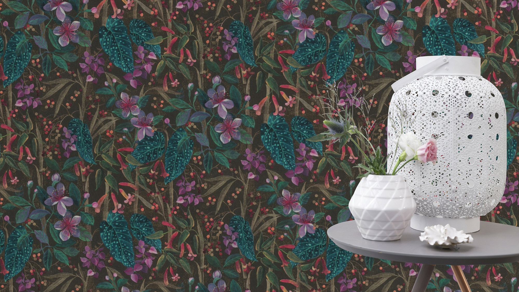 Rasch Vliestapete Curiosity Blumen 538236