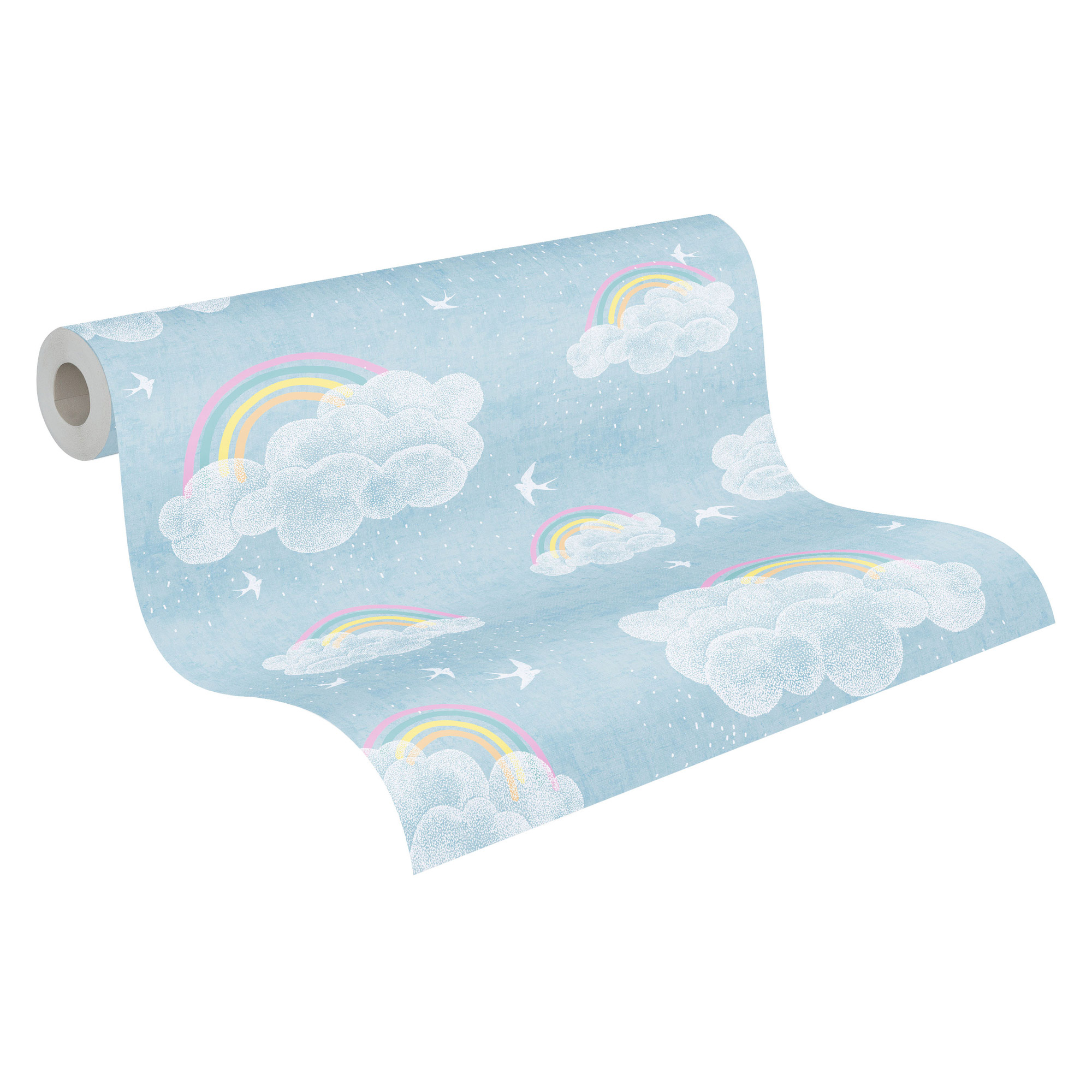 AS Vliestapete Lilly & Luis Wolken Blau 771441