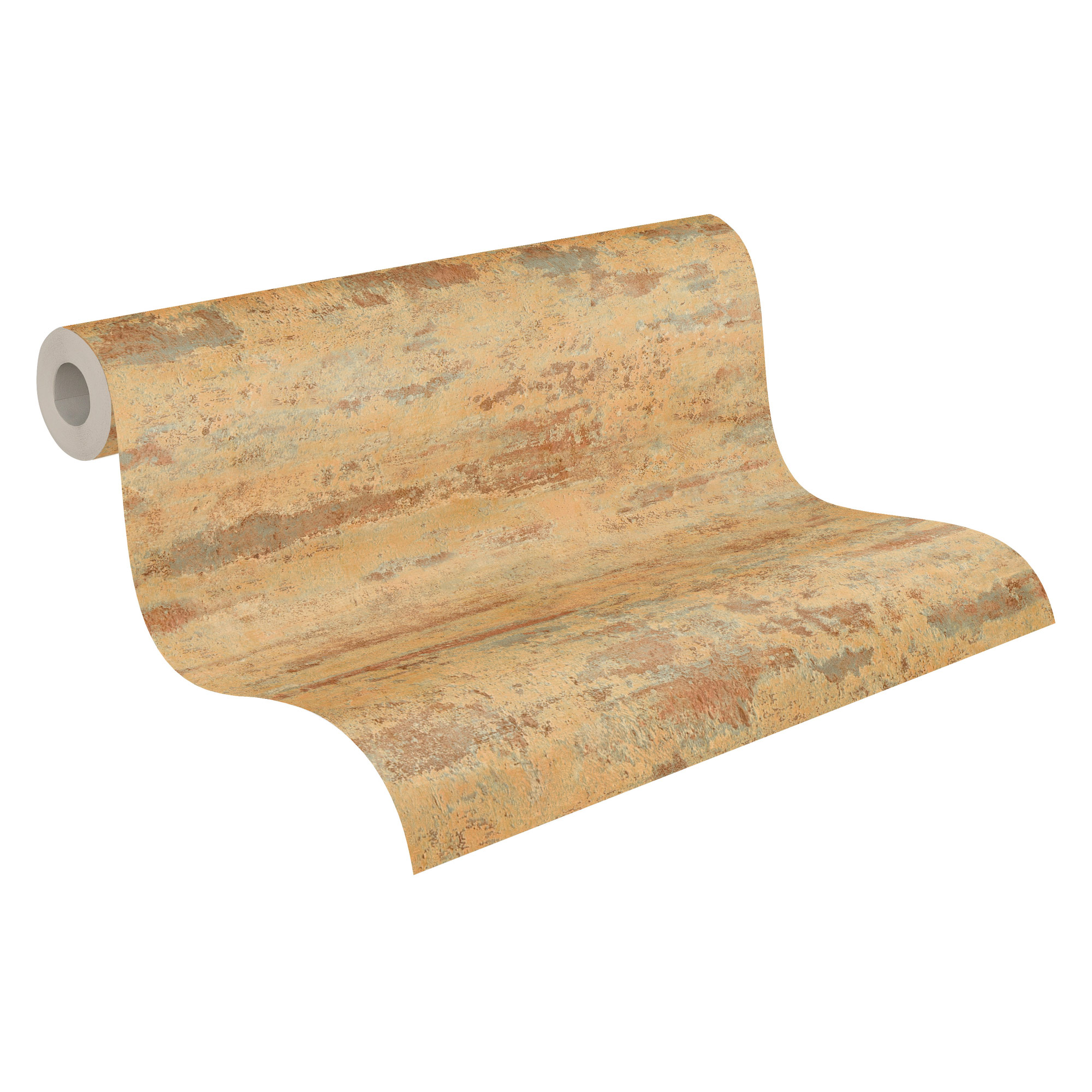 AS Vliestapete Elements 2 Unitapete Gelb 374151