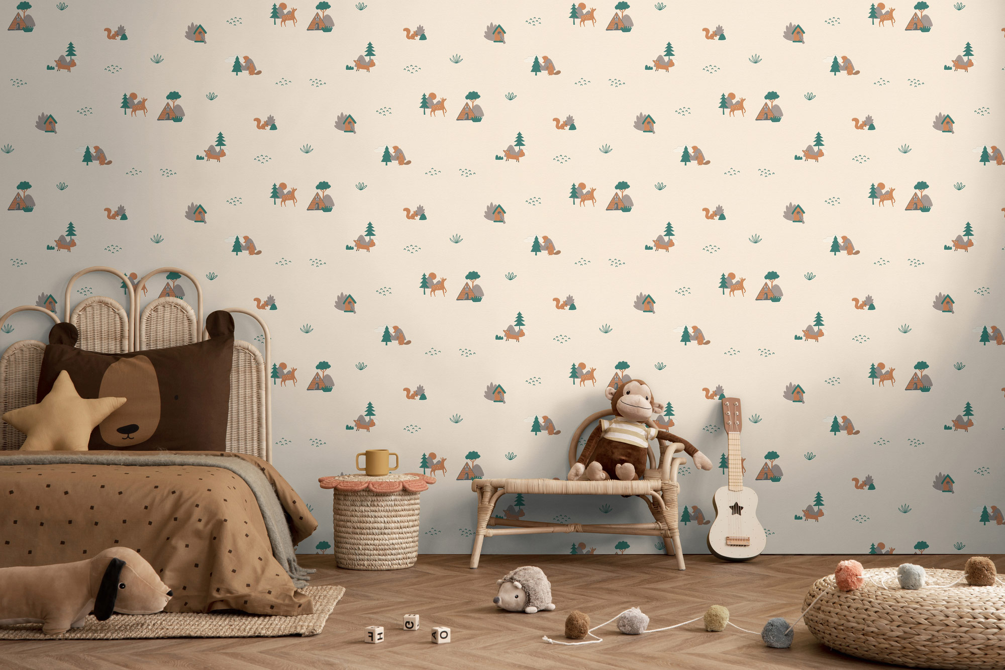 AS Vliestapete Kids Studio Kinderzimmertapete Creme 792581