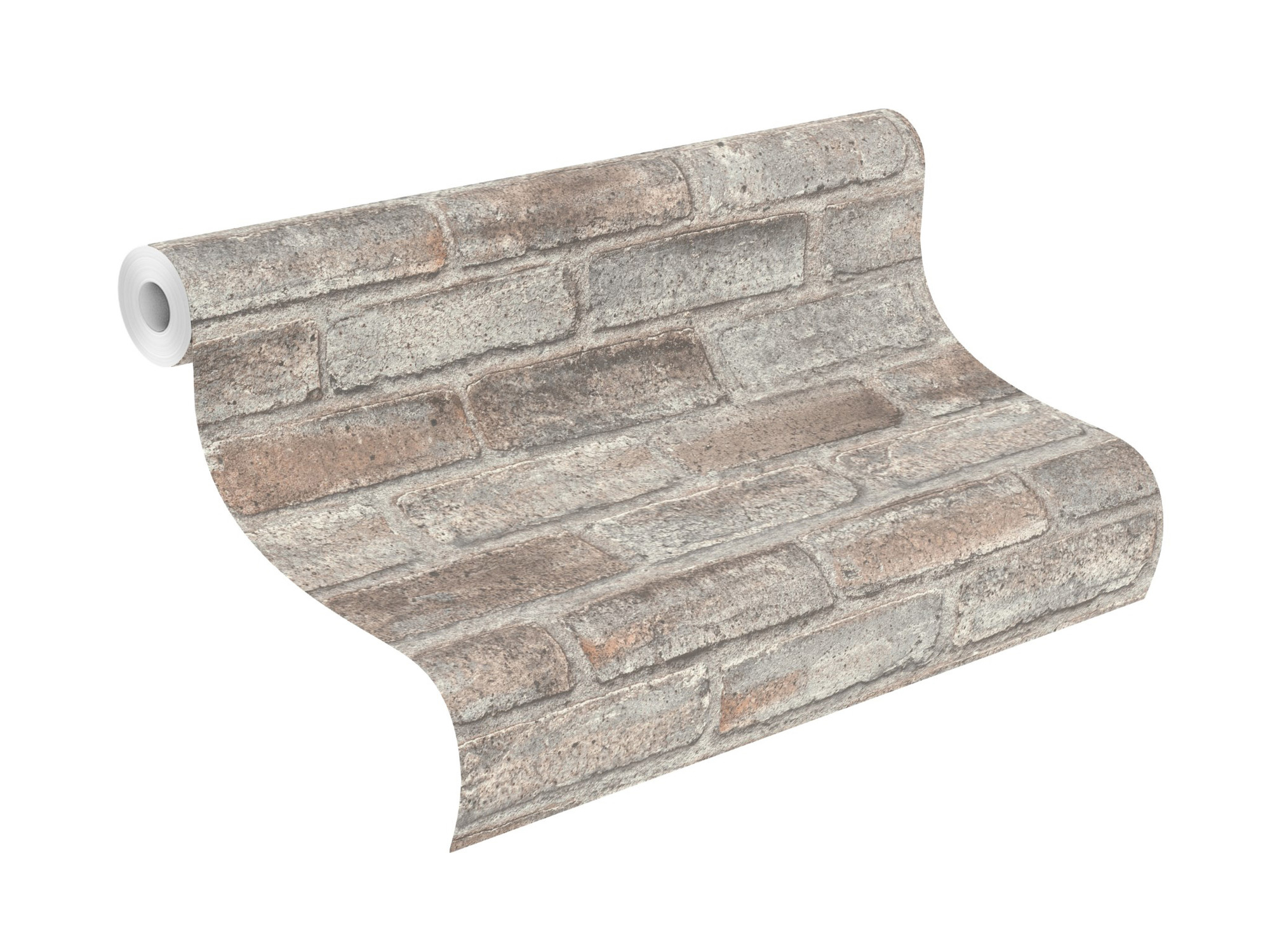 Rasch Vliestapete Symphony Mauer Grau-Steingrau 869002