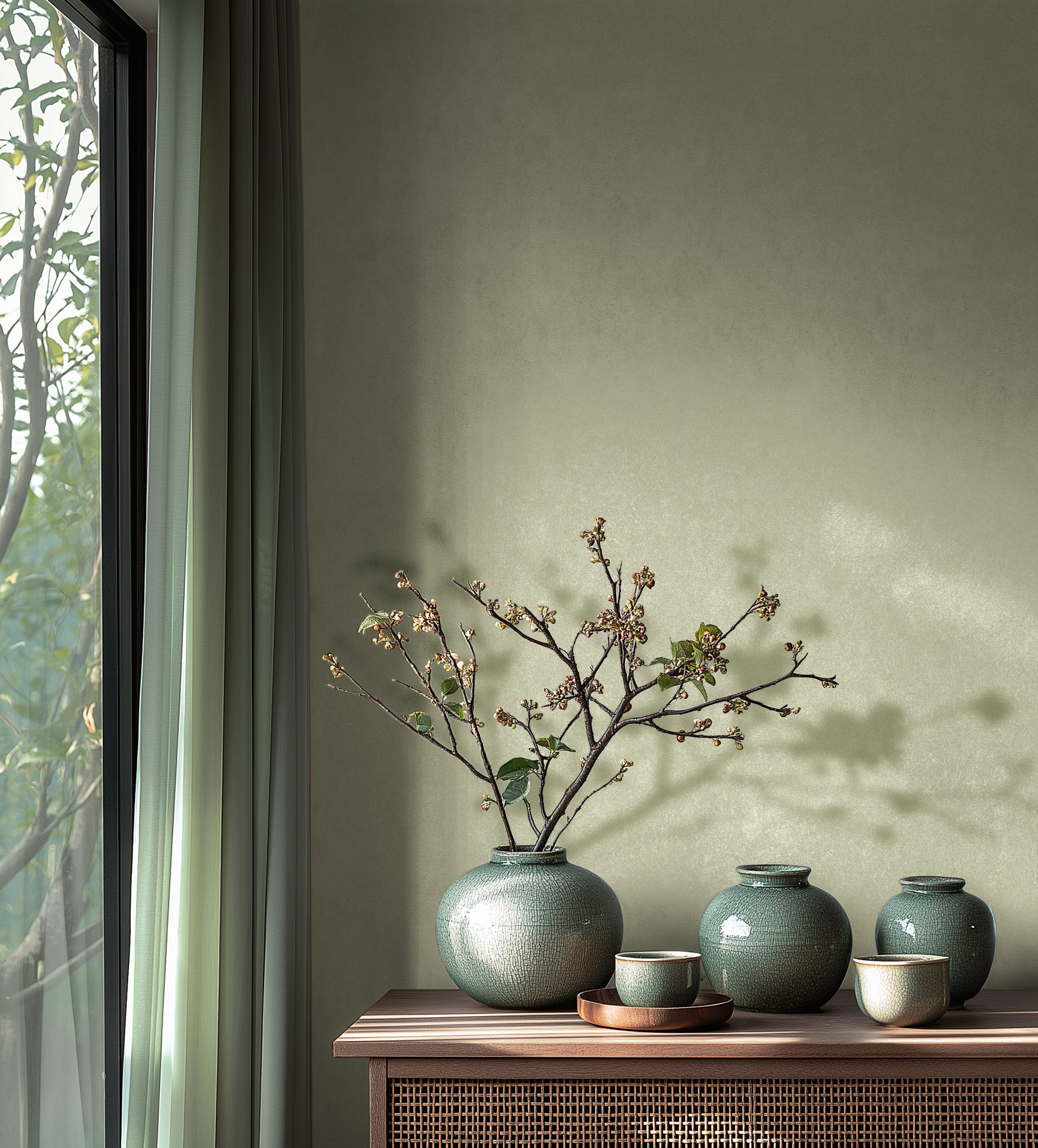 AS Vliestapete MS Hot Spots Unis Grün 782271