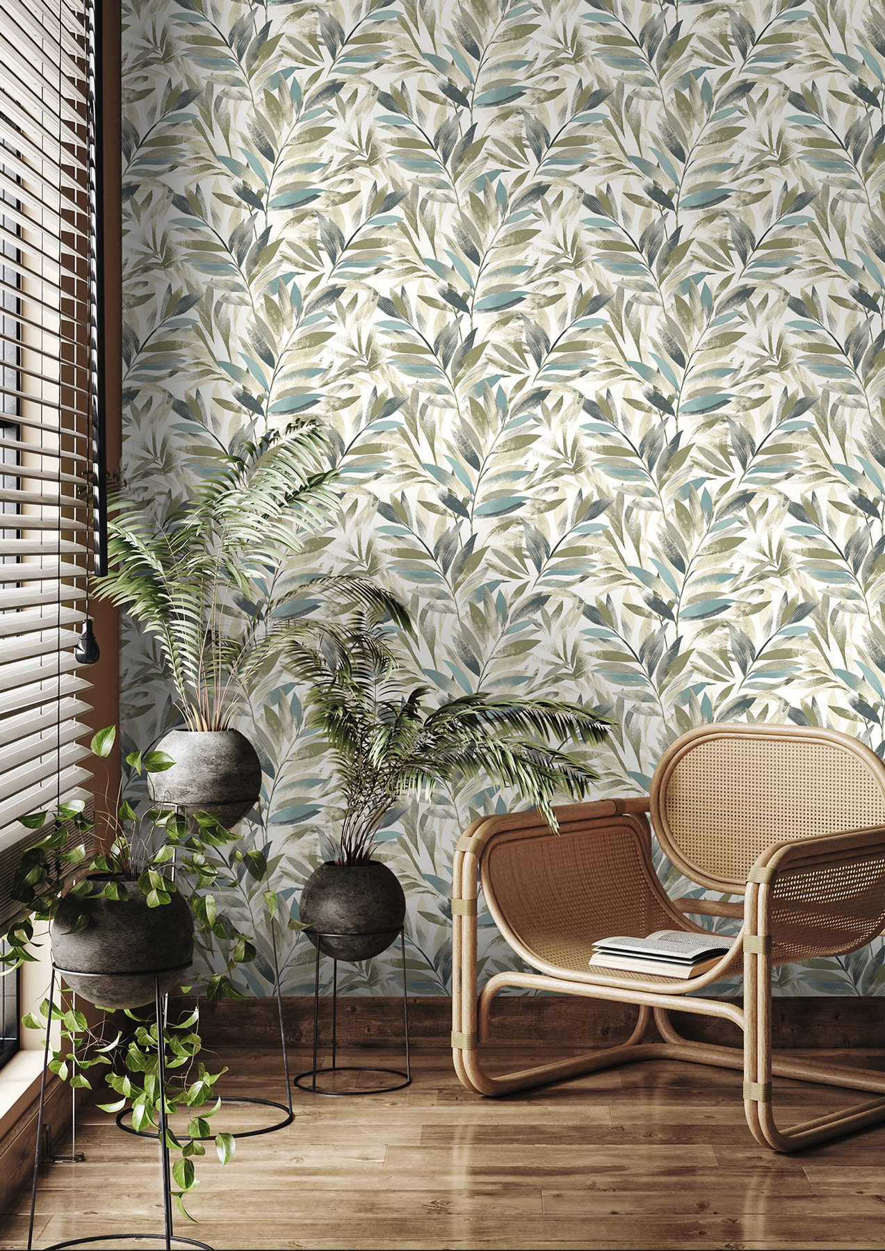 Rasch Vliestapete Symphony Blau-Hellblau 867640