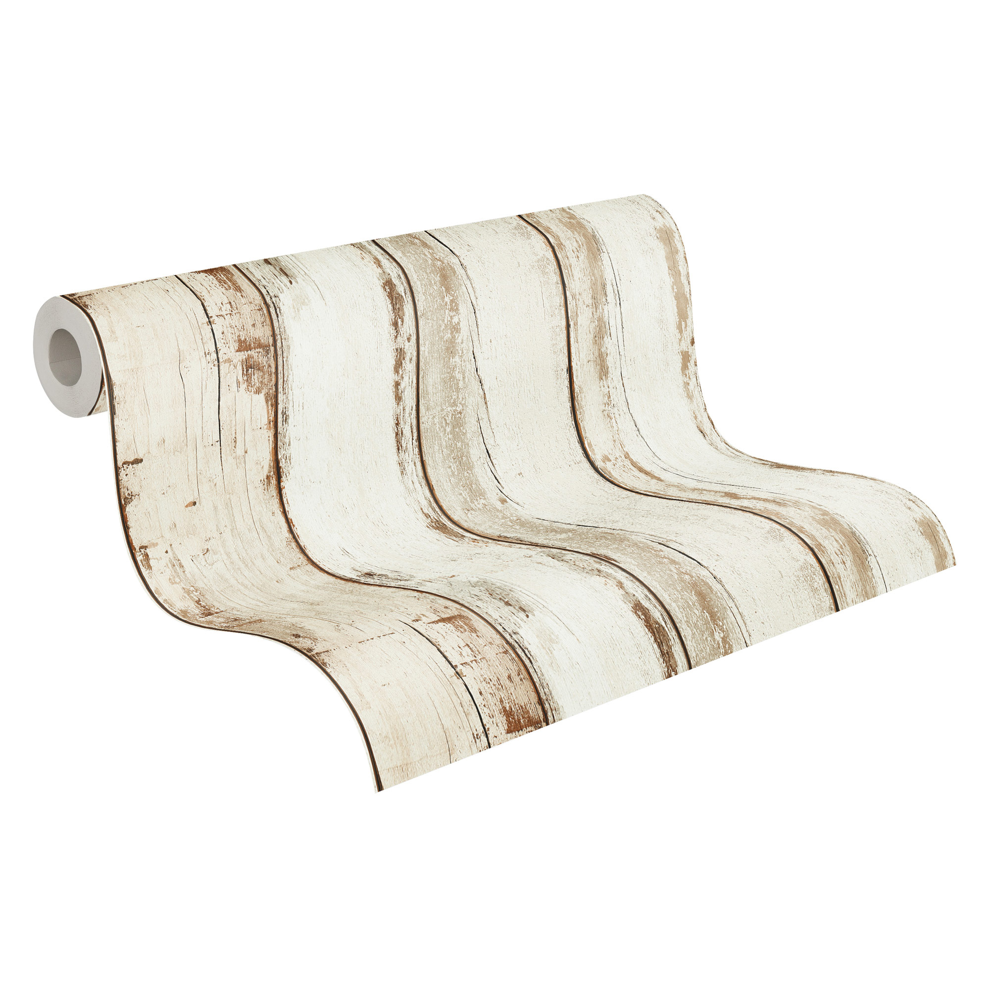 AS Vliestapete Elements 2 Holzoptik Creme 368931