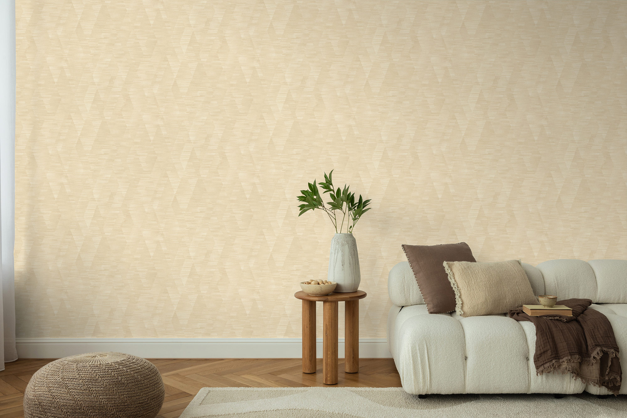 Rasch Vliestapete Liverna Beige-taupe 417241