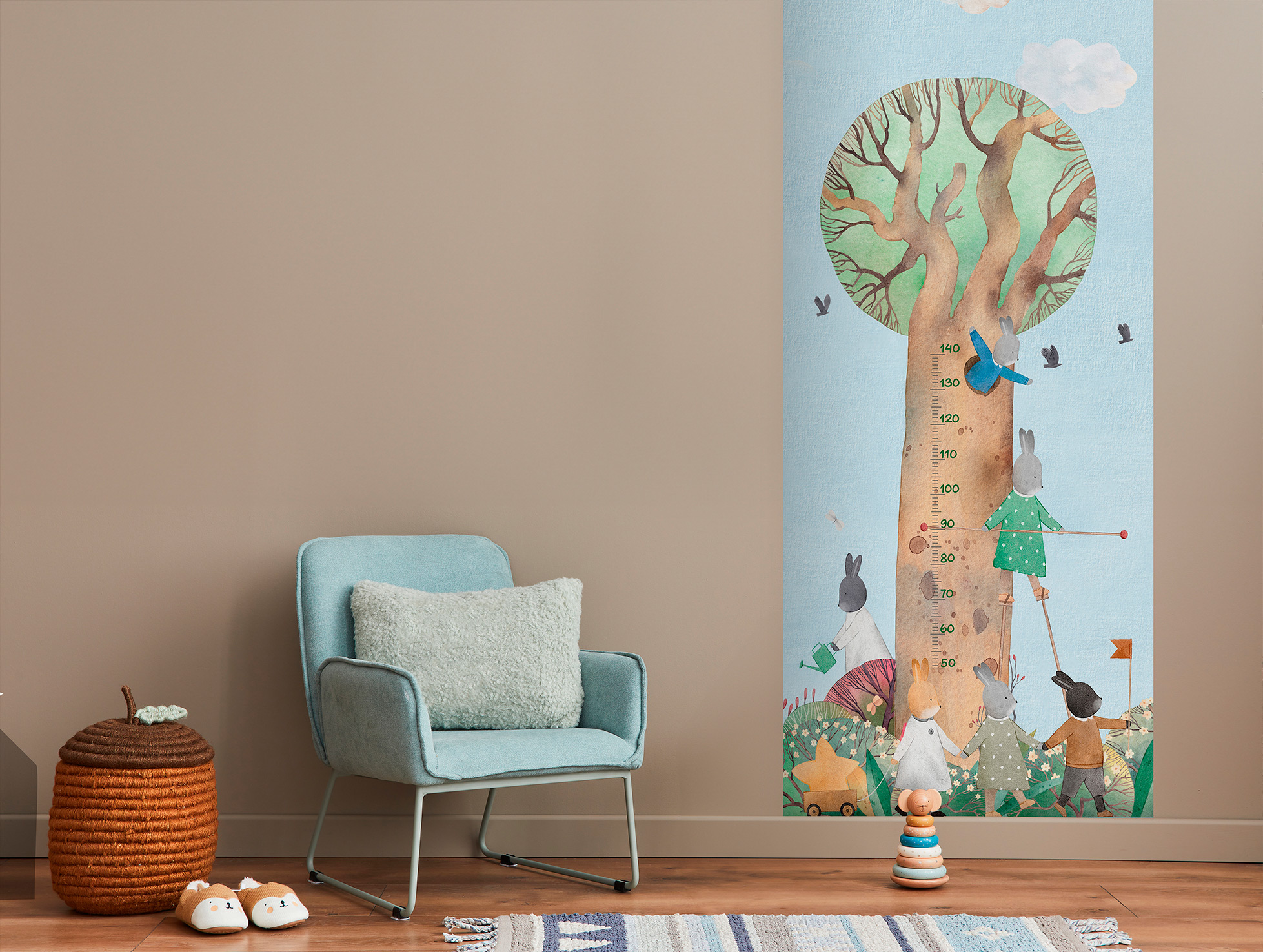 Decoprint Fototapete Cute Walls Hasen CW60641
