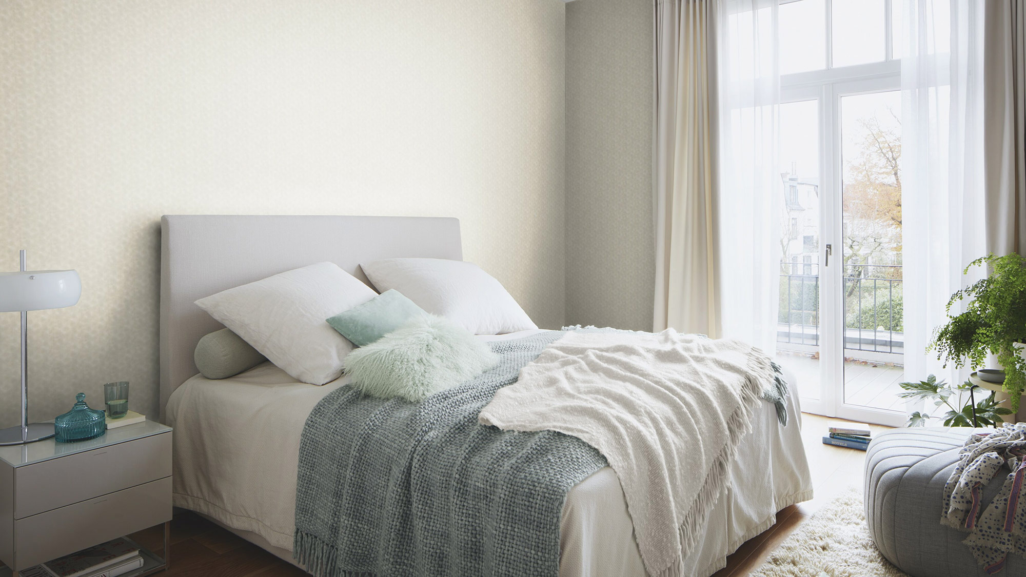 Rasch Vliestapete Welcome Home Beige-Greige 653939