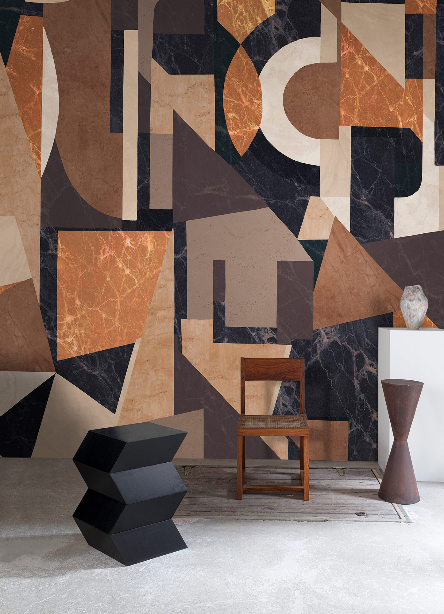 Masureel Fototapete Panel Rock Palazzi Amber DGROC1011260