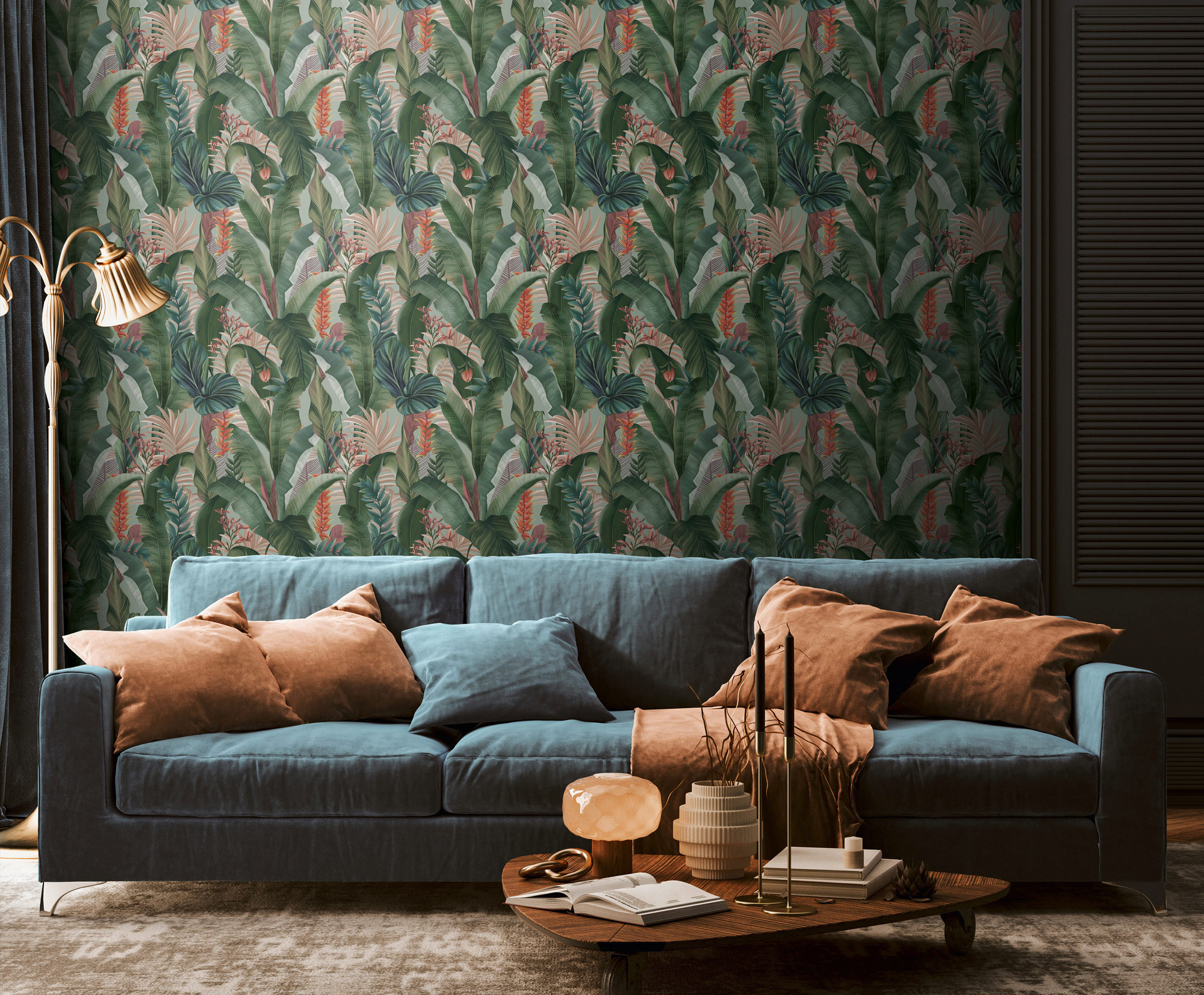 Livingwalls Vliestapete Drawn Into Nature Dschungel 394353