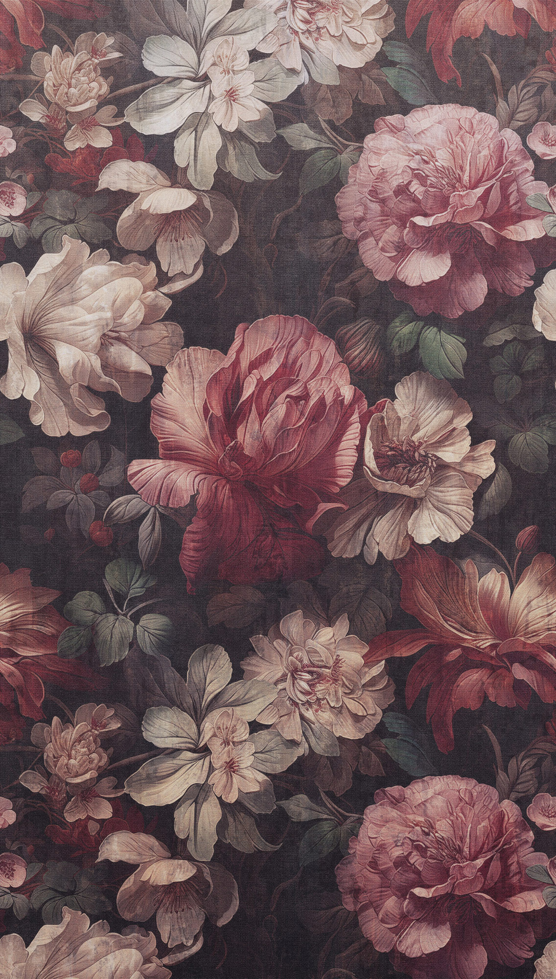 AS Fototapete The Wall 4 Blumen Rosa 792237