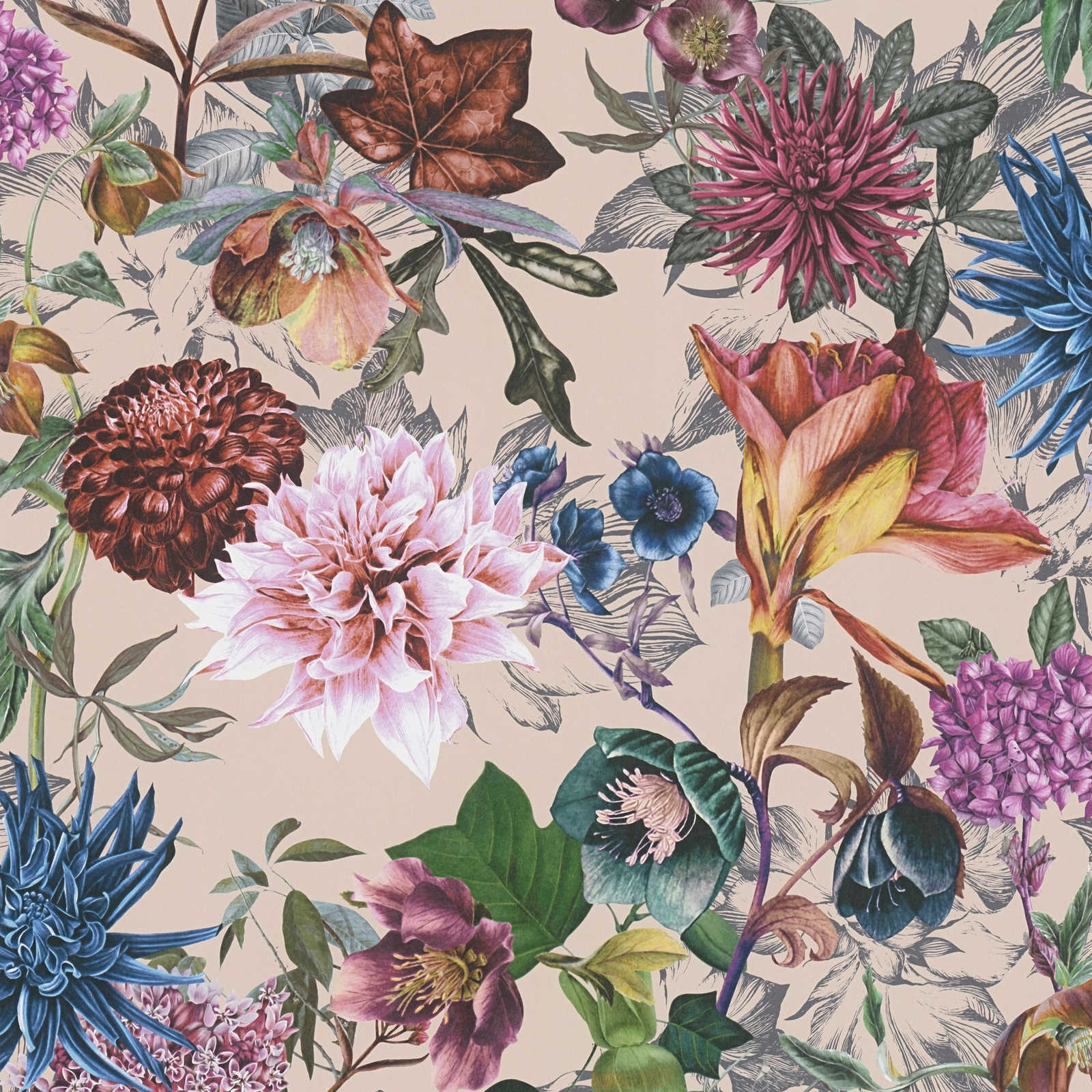 AS Création Vliestapete Dream Flowery Floral 381755