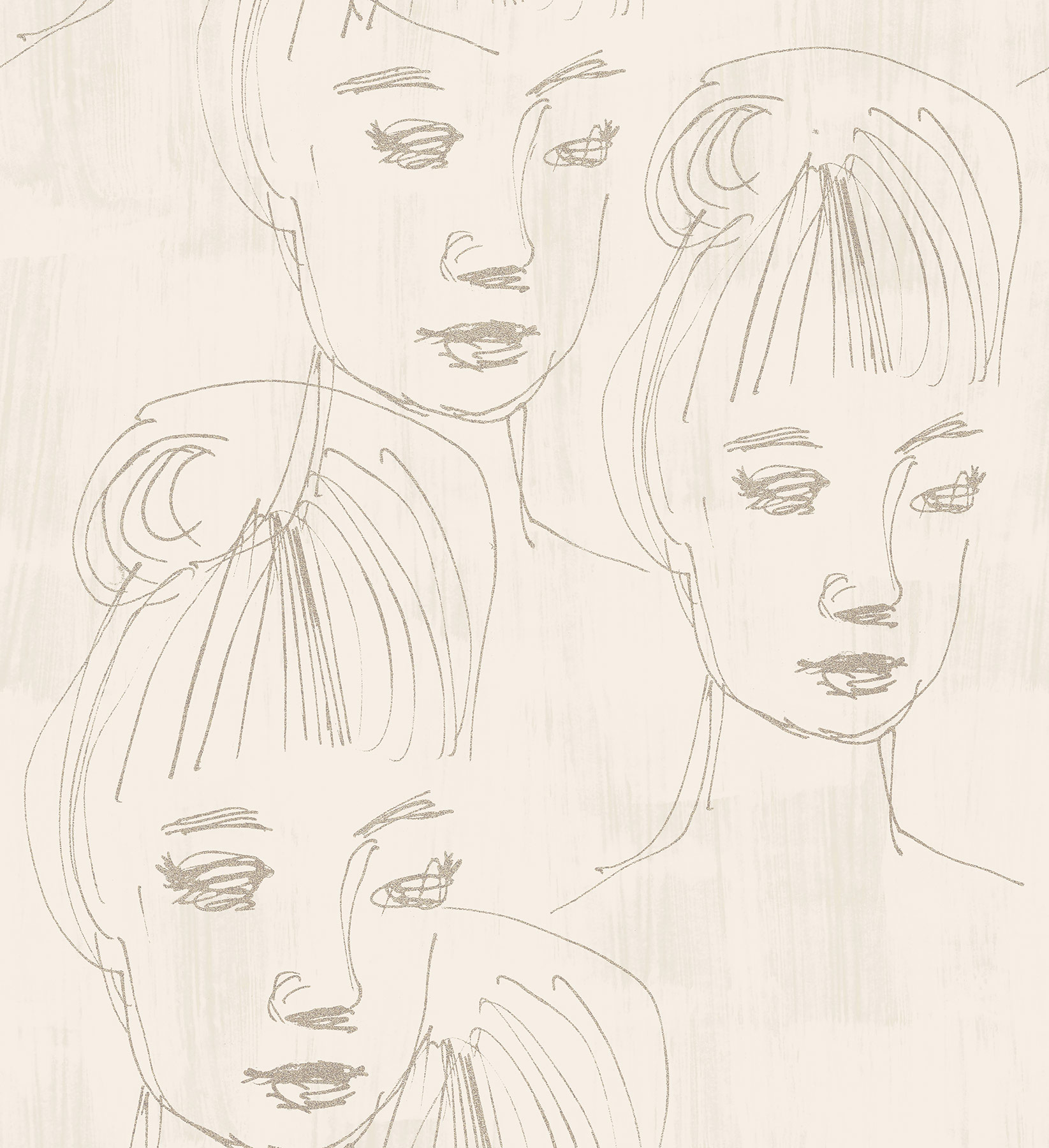 Hohenberger Vliestapete Perlen Artist Lily Beige 81374