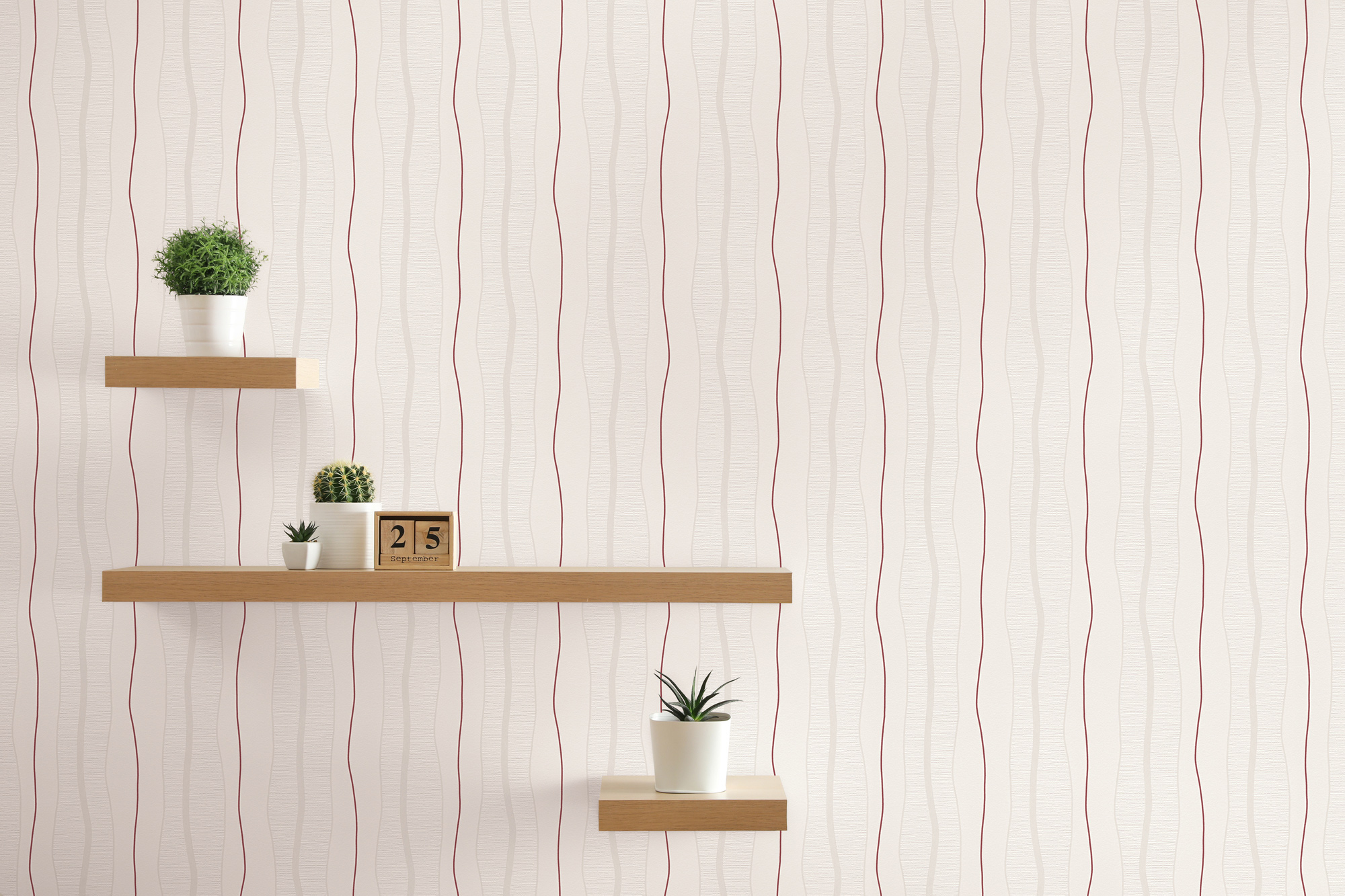 AS Vliestapete Casual Living Creme Streifentapete 249531