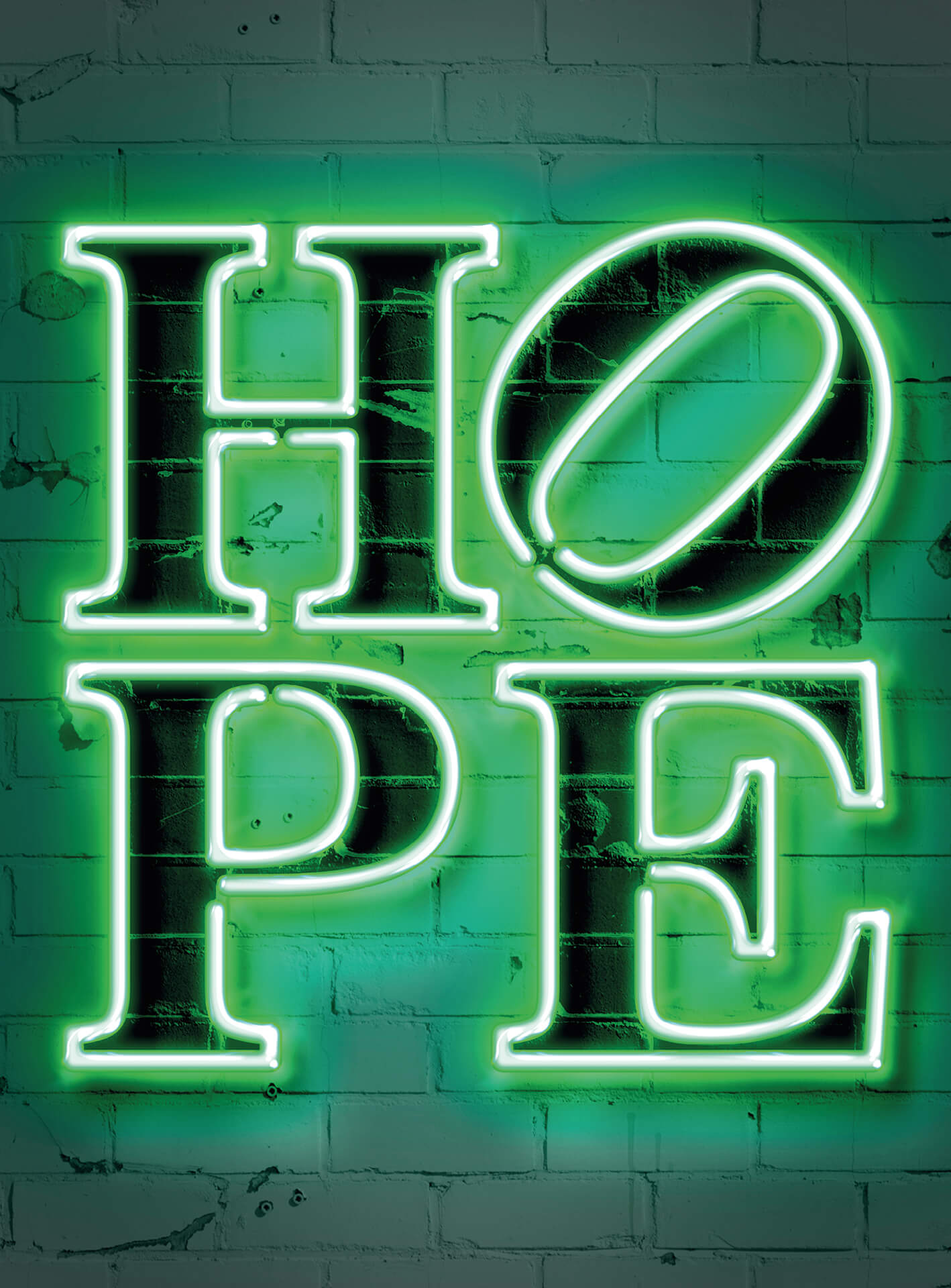 AS Fototapete Designwalls 2.0 Neon Tube Hope DD119169