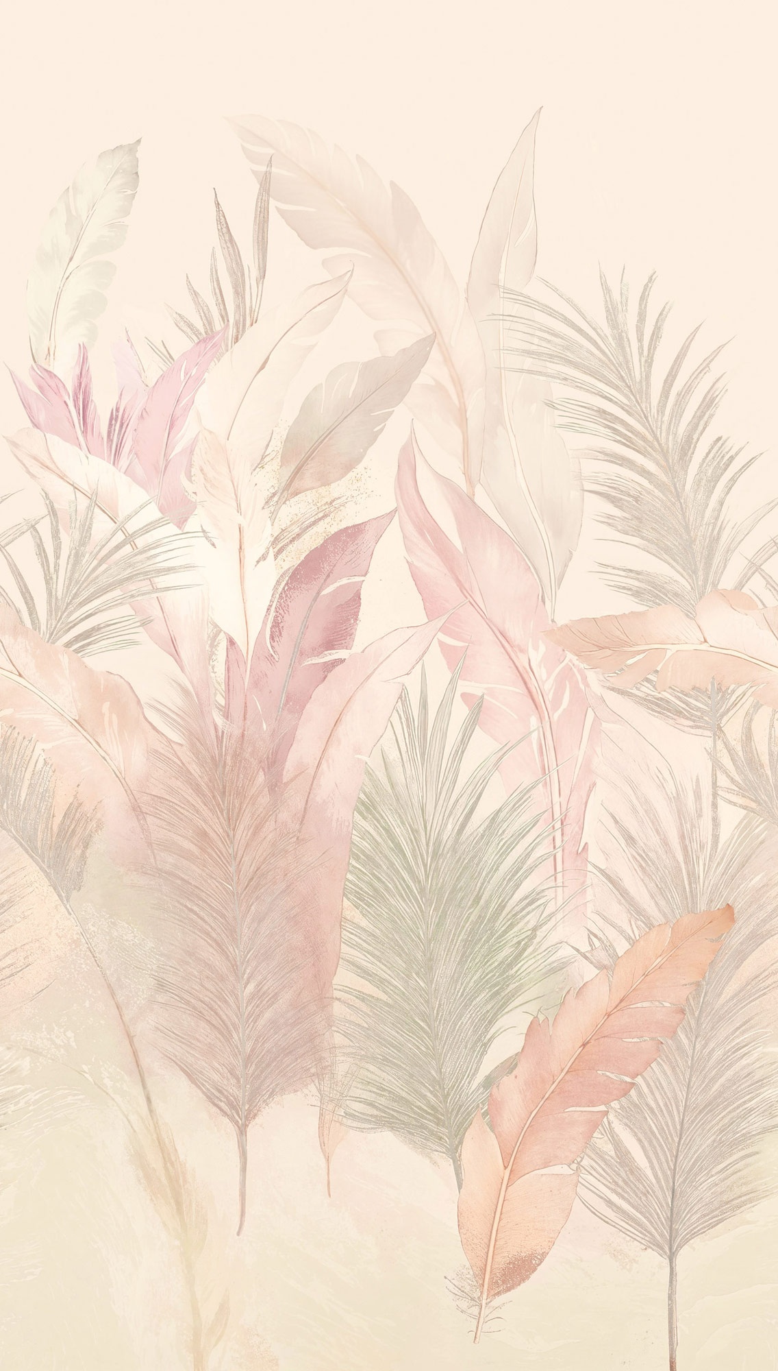 AS Fototapete The Wall 4 Tropisch Rosa 791414