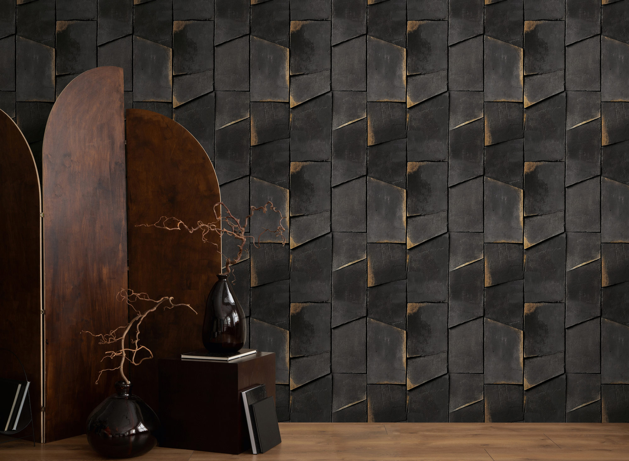 AS Fototapete The Wall 4 3D Optik Grau 792245