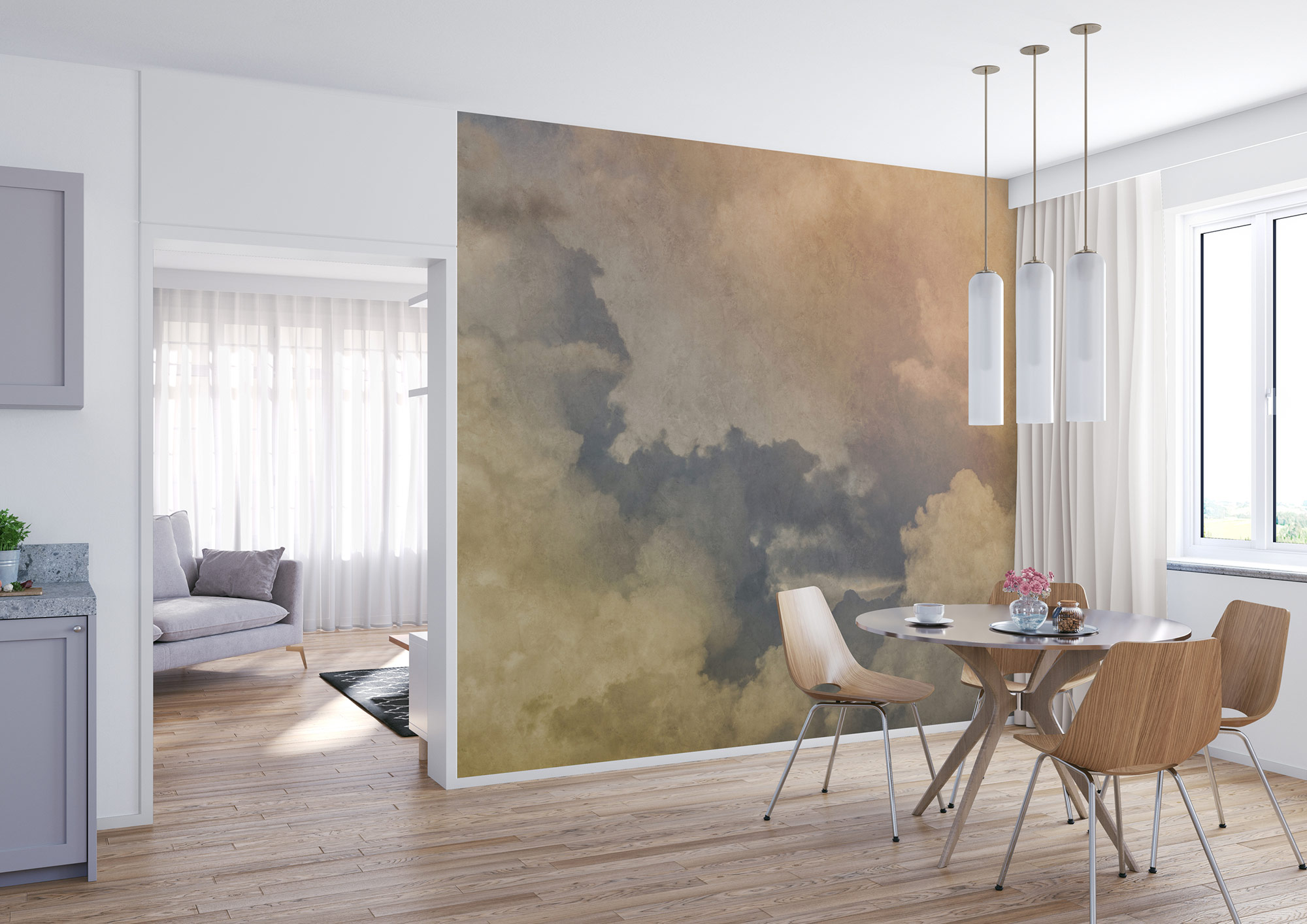 Rasch Fototapete Magic Walls Aquarell-Optik 363180