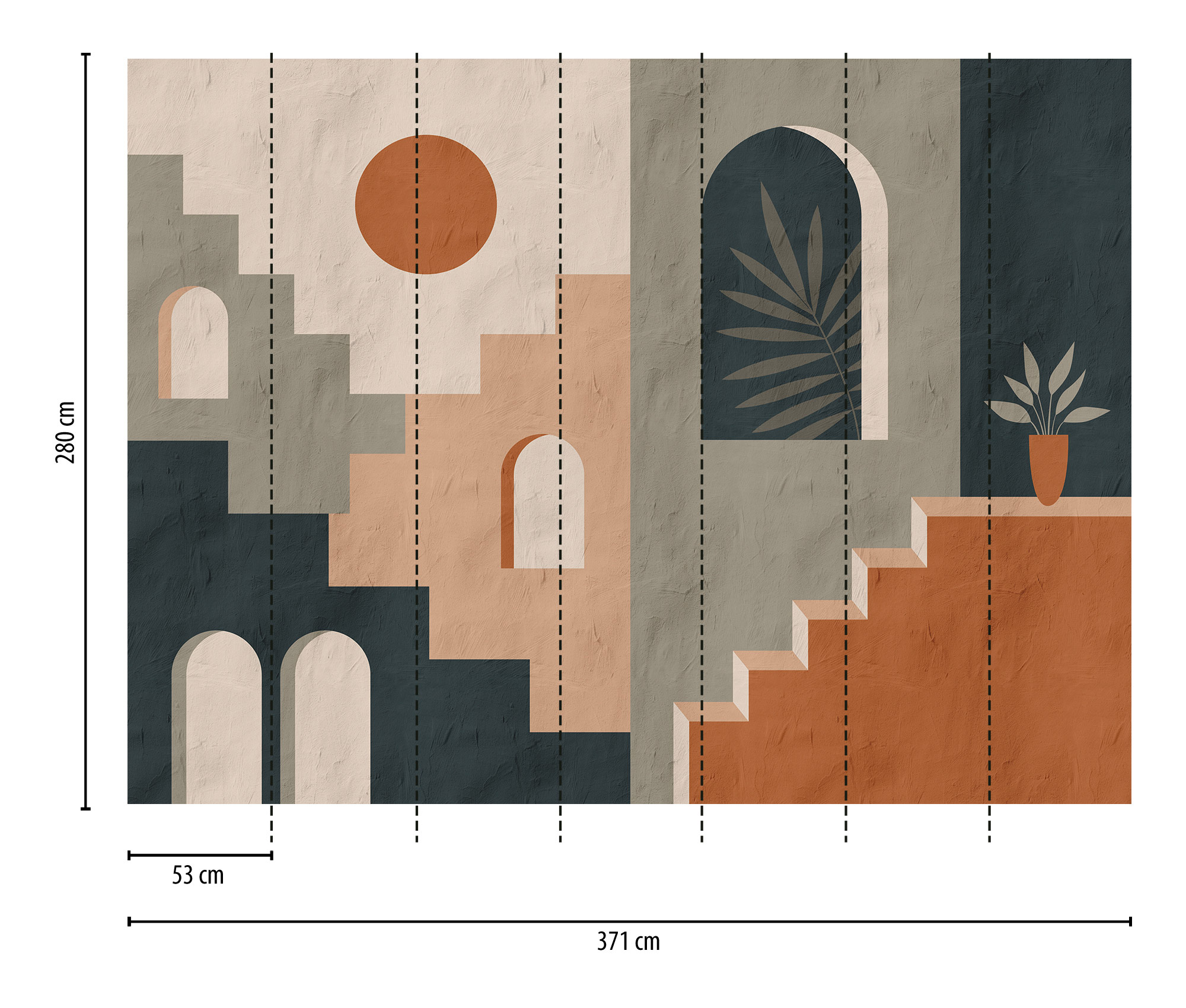 Livingwalls Vliestapete The Wall 3 Grafisch 398951