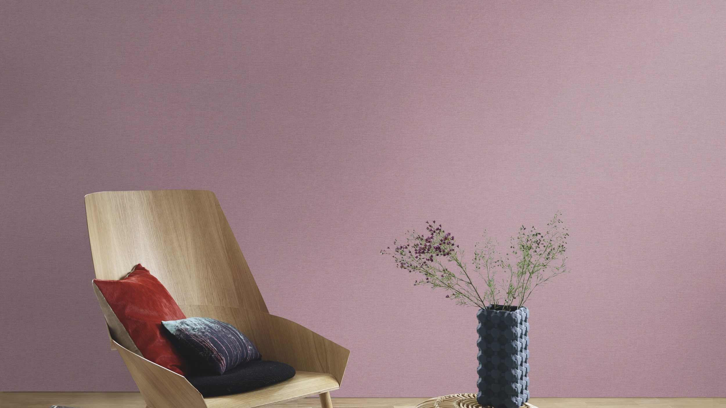 Rasch Vliestapete Country Charme Lila 448535