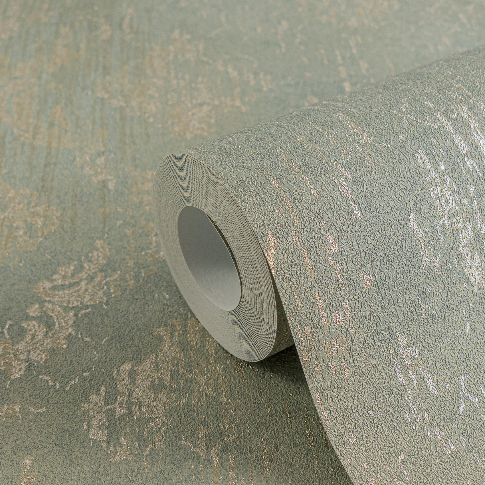 AS Vliestapete MS Hot Spots Ornament Grün 786725