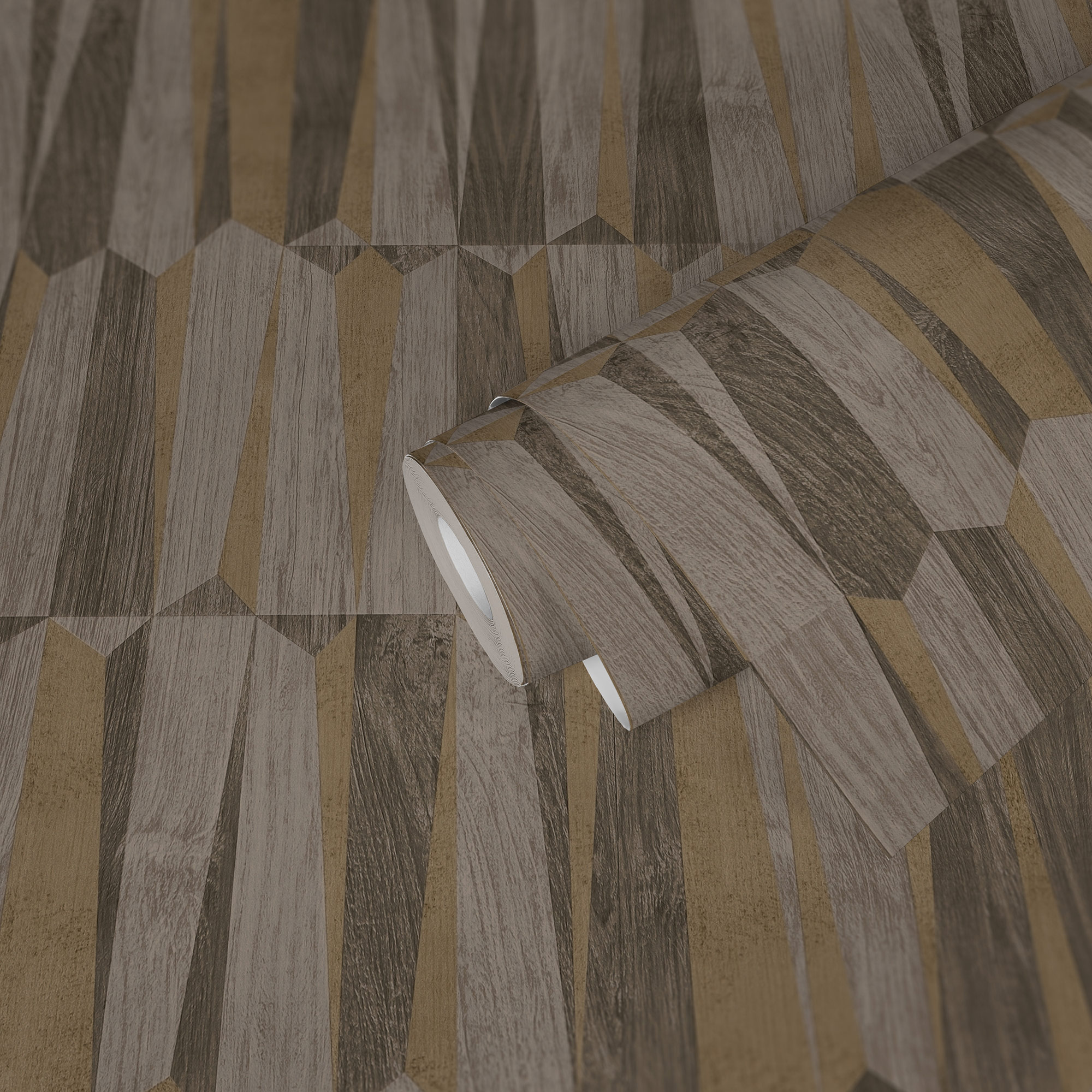 AS Vliestapete Nara Satintapete Tapete Holzoptik 387433