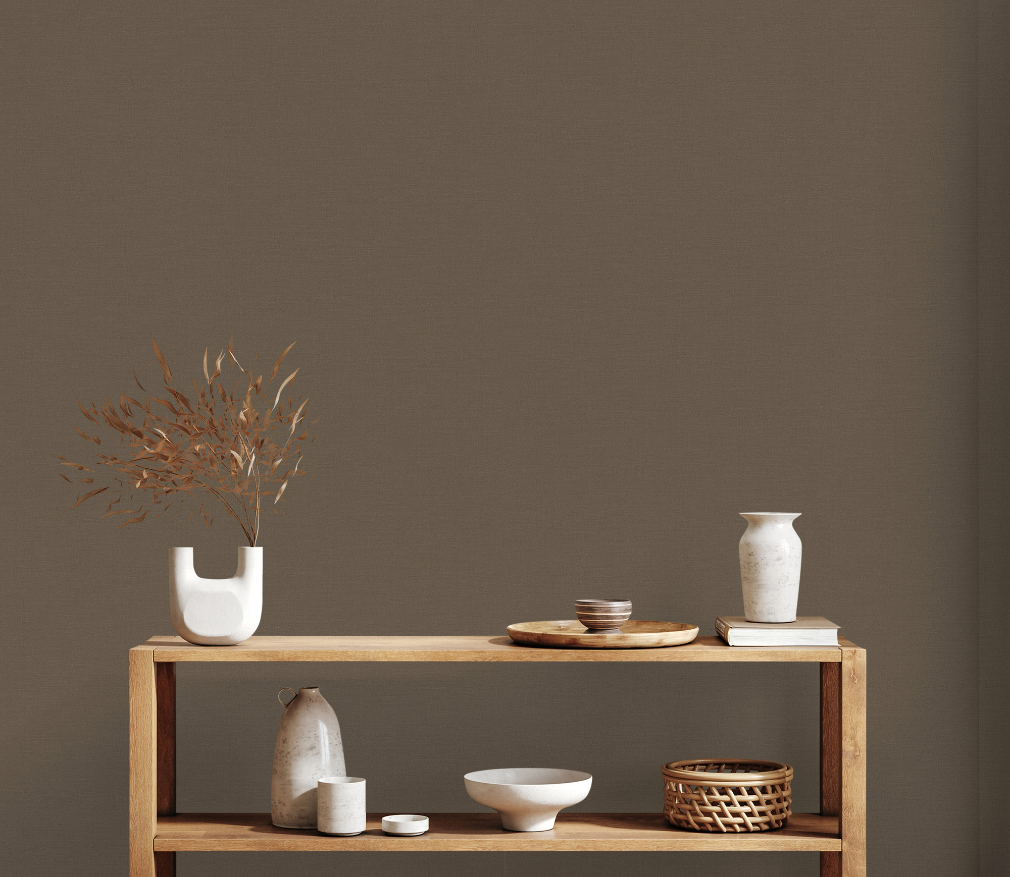 AS Vliestapete PintWalls 3 Unitapete Braun 390977