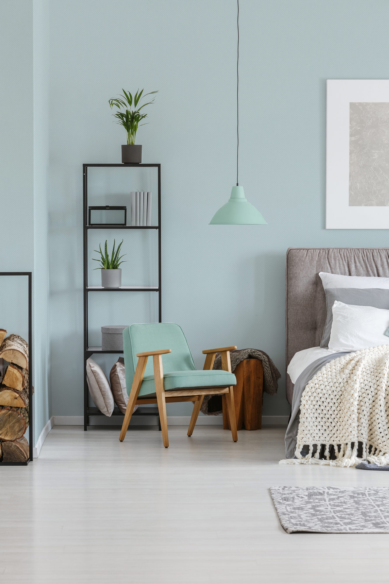 AS Vliestapete Maison Charme Punktetapete hellbllau 390701